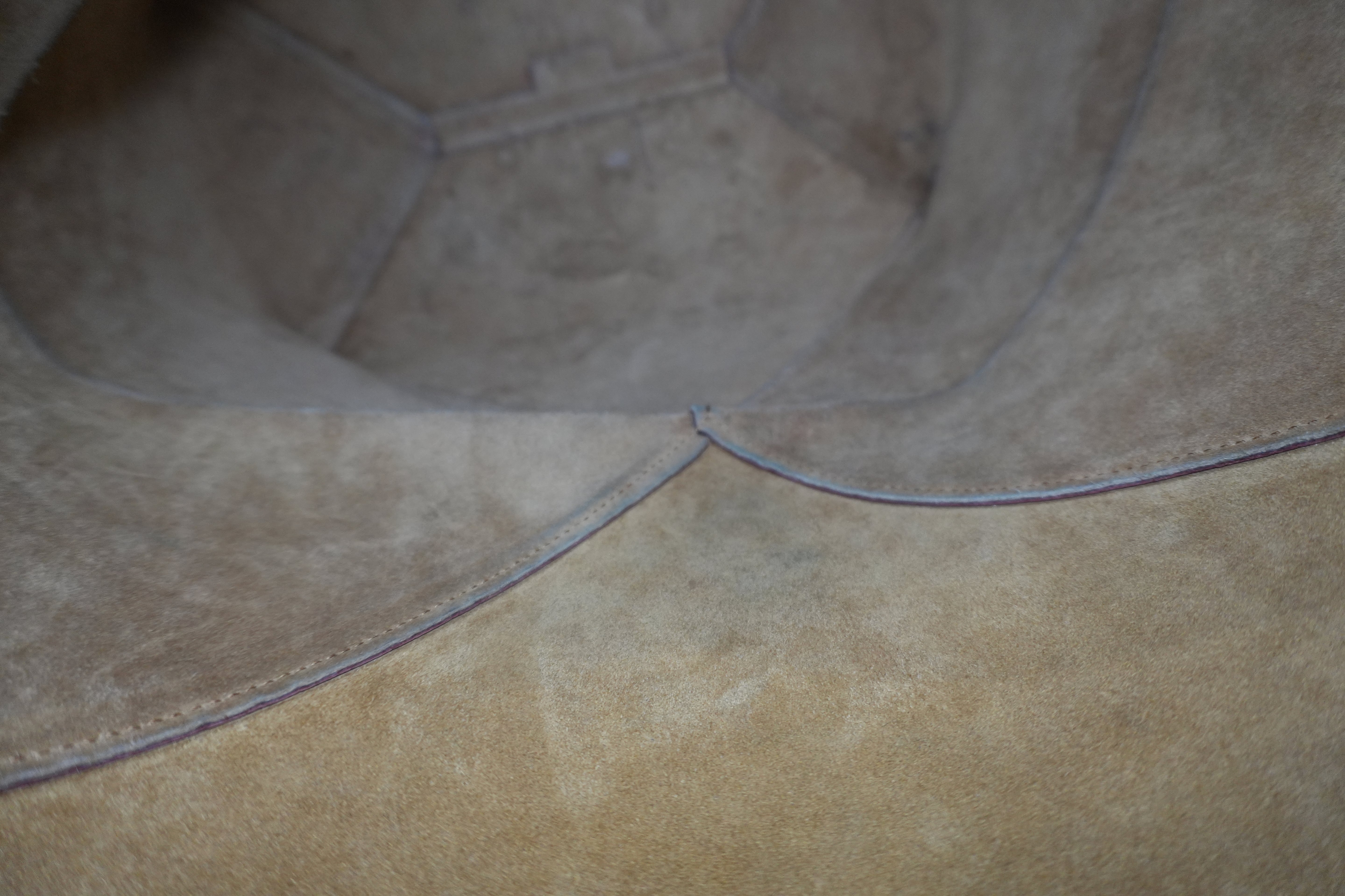 Pre-owned Loewe Puzzle Fold Tote Bag Brown and Burgundy