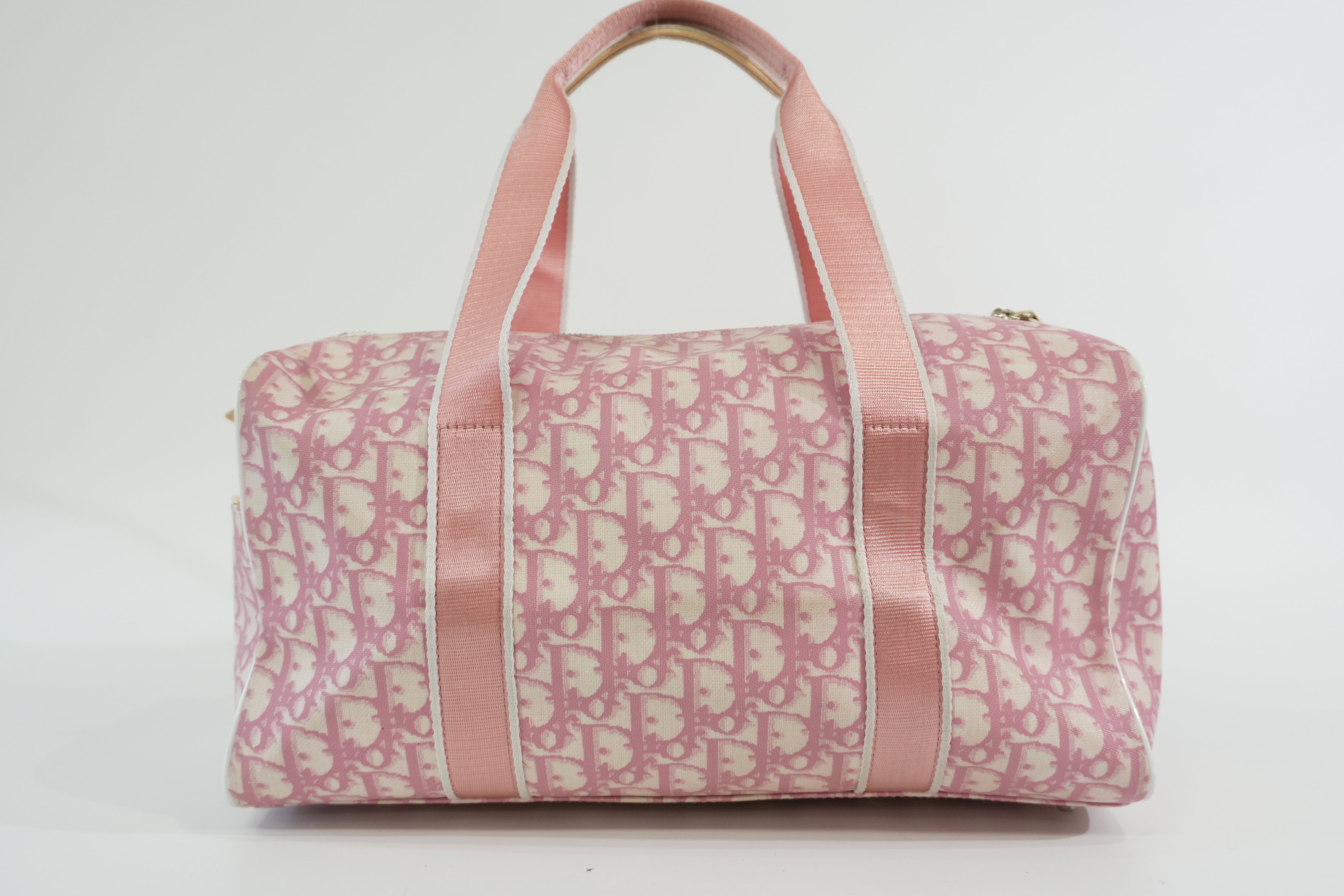 Pre-owned Dior Oblique Handbag Pink