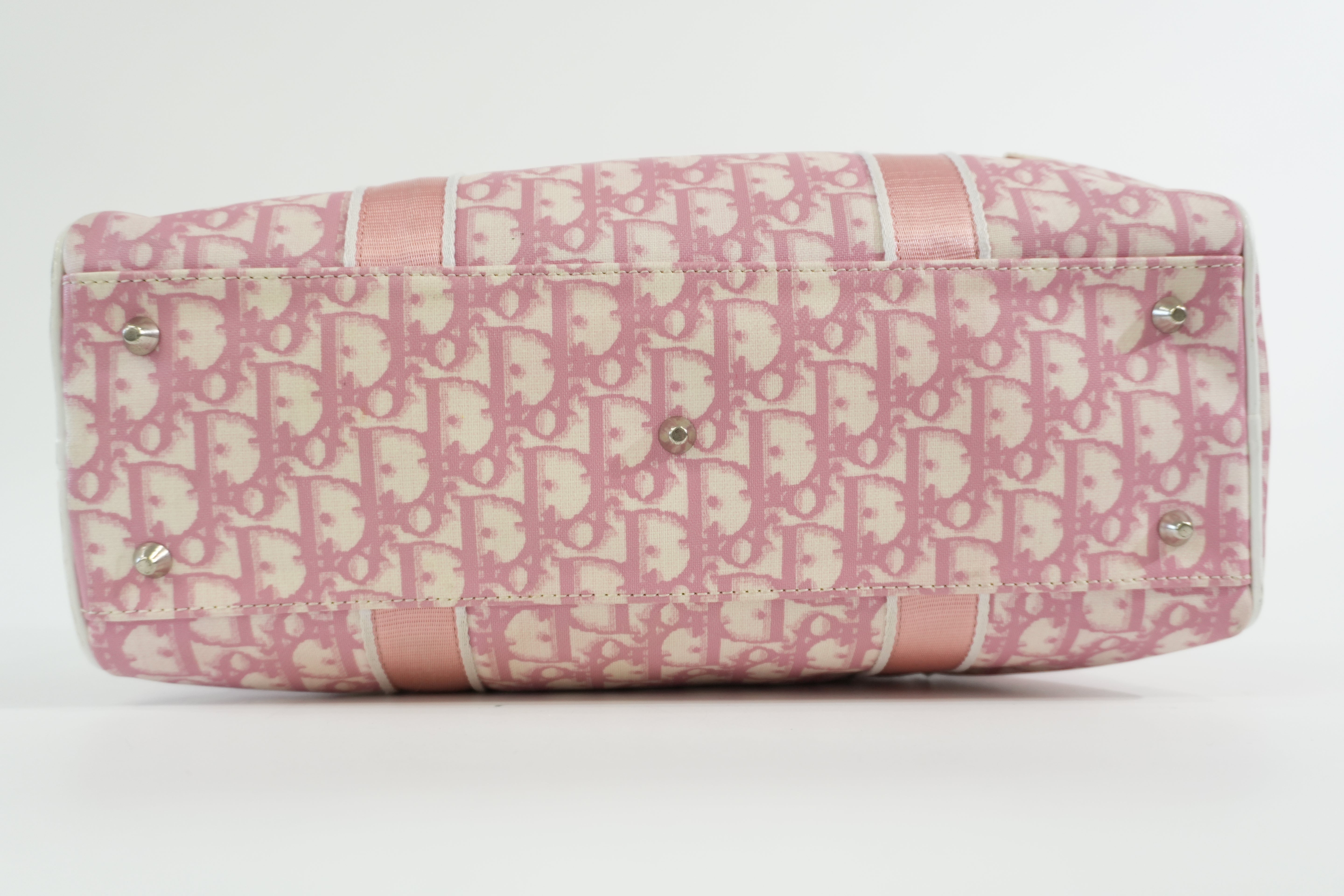 Pre-owned Dior Oblique Handbag Pink