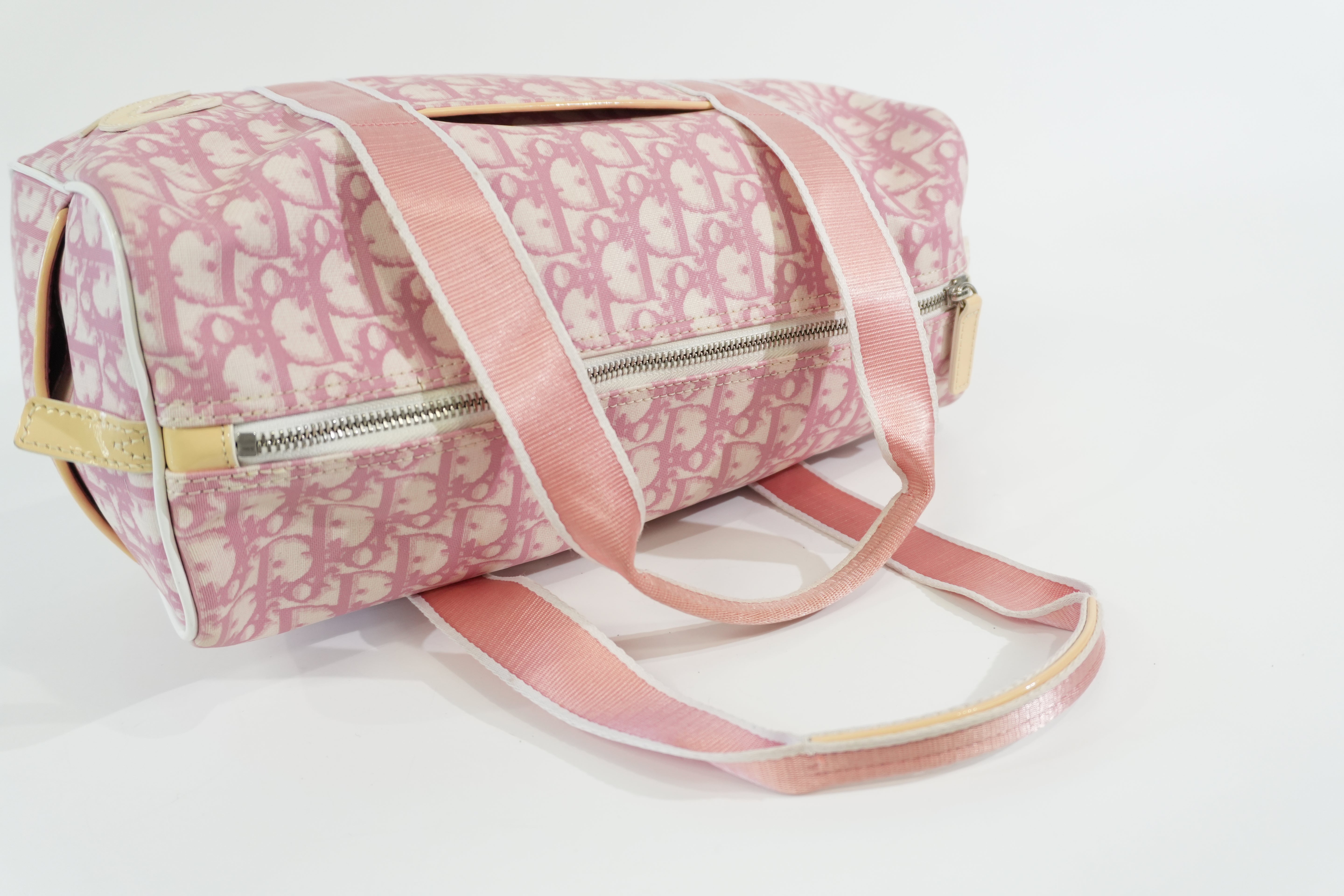 Pre-owned Dior Oblique Handbag Pink