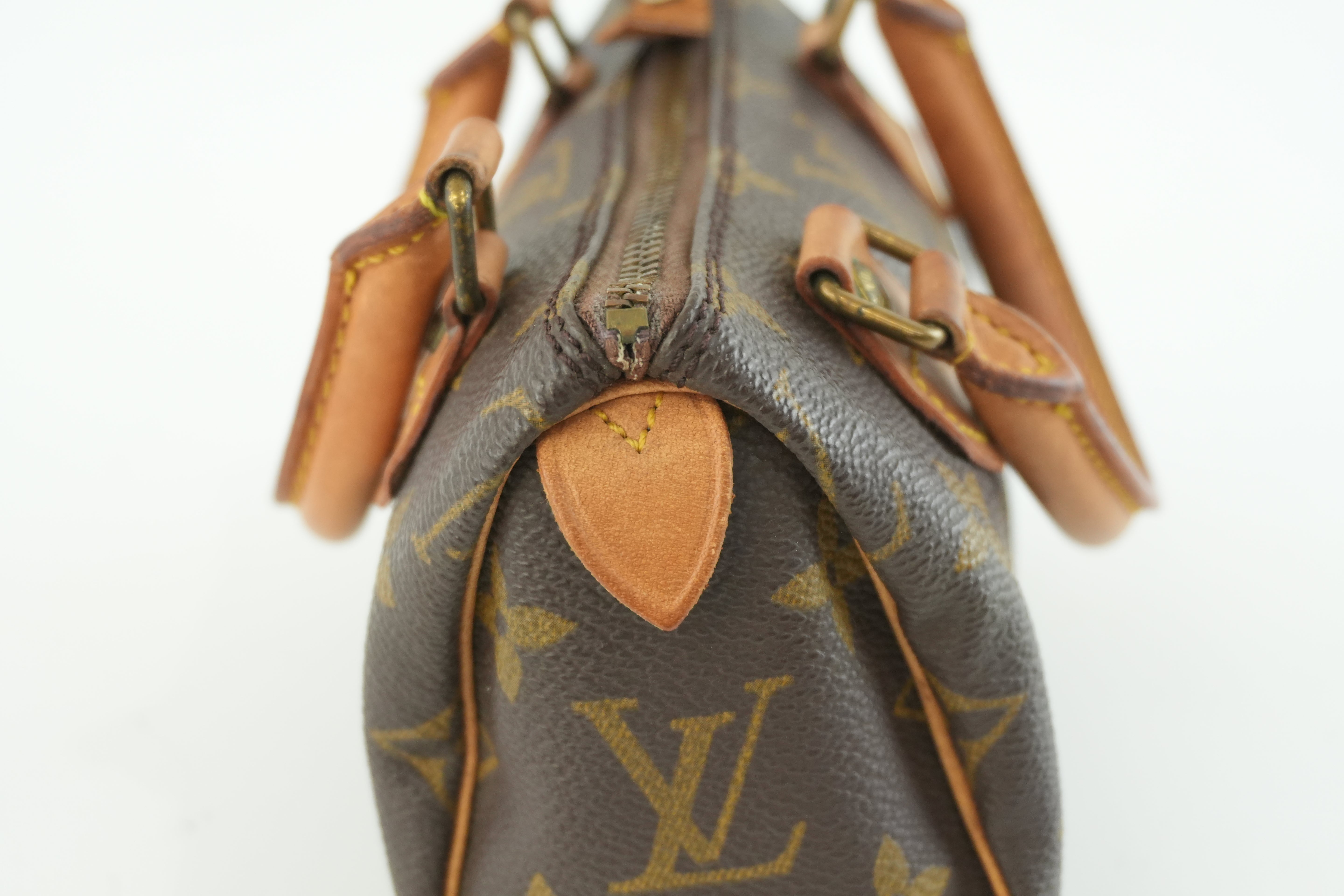 Louis Vuitton Monogram Vintage Mini Speedy Used
