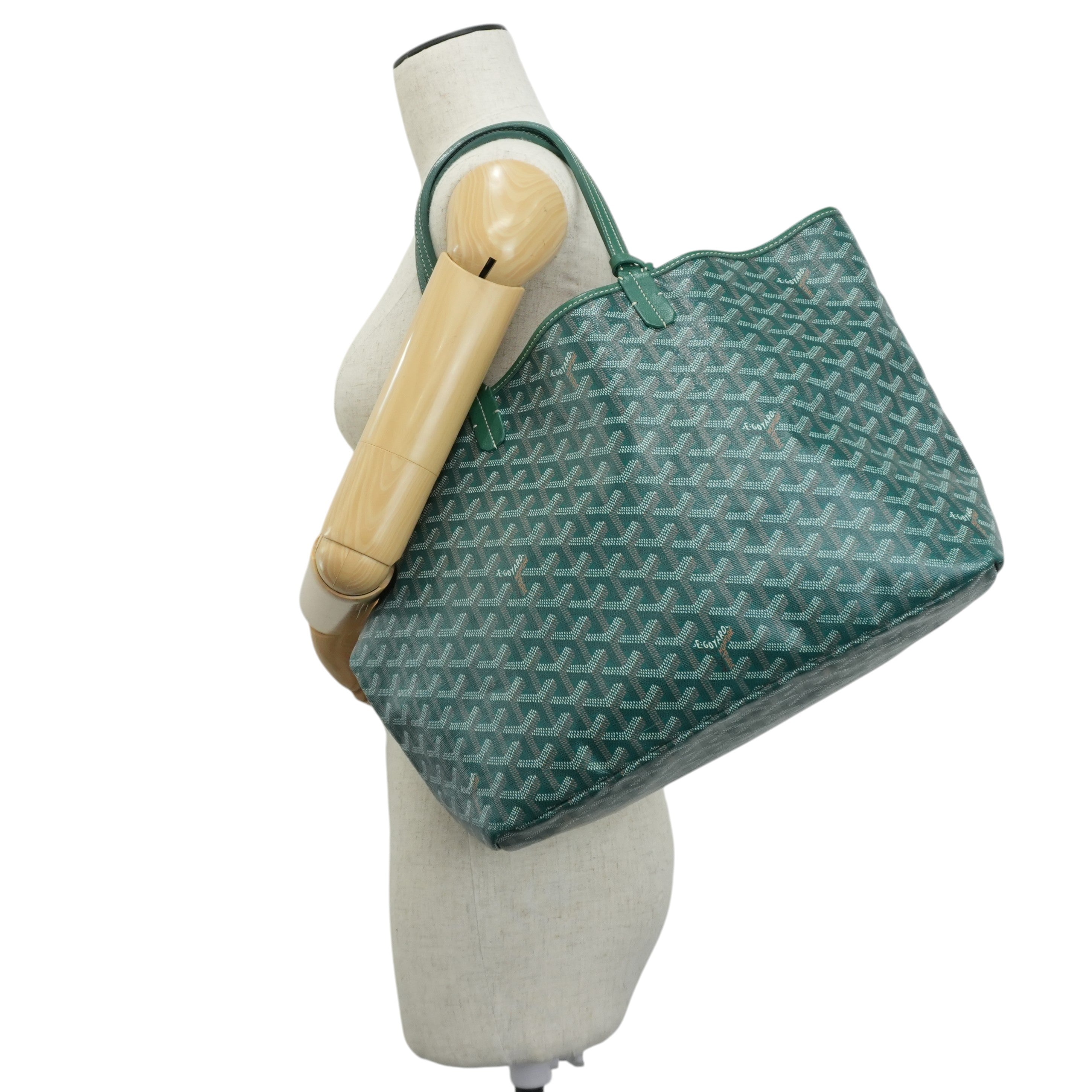 Goyard Saint Louis PM Green Used