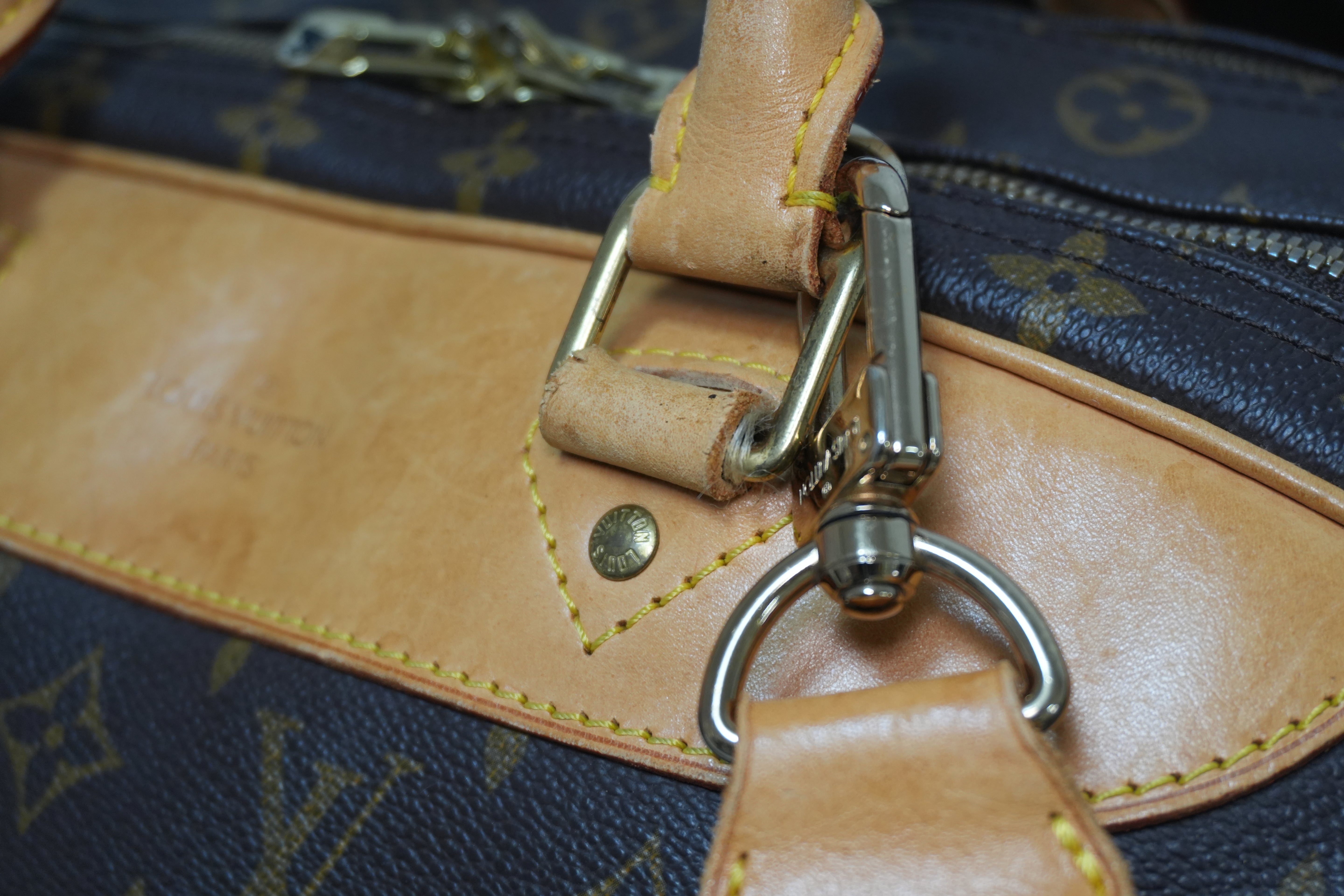 Louis Vuitton Alize 24 Travel Bag Used