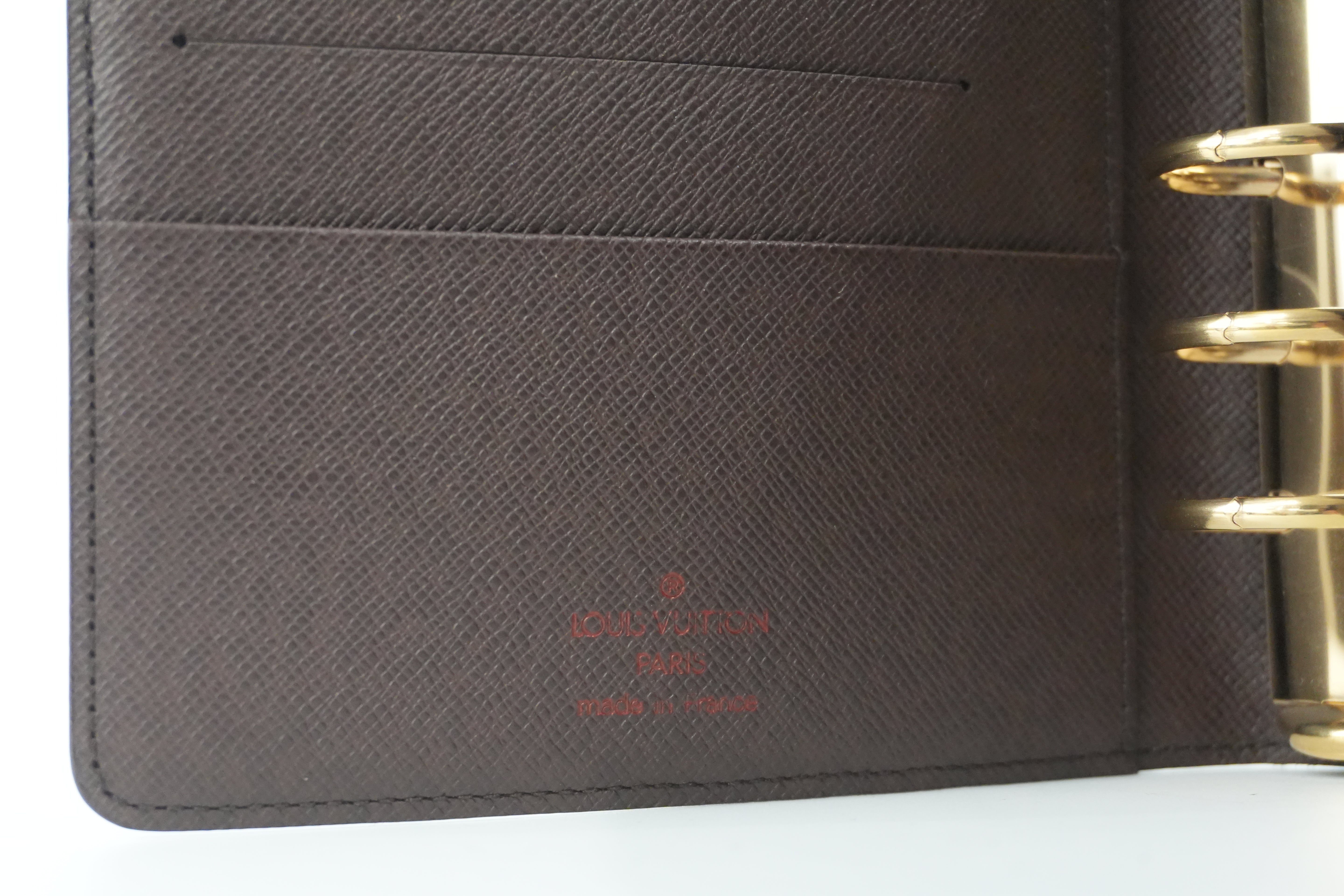 Louis Vuitton Damier Ebene Agenda MM Used