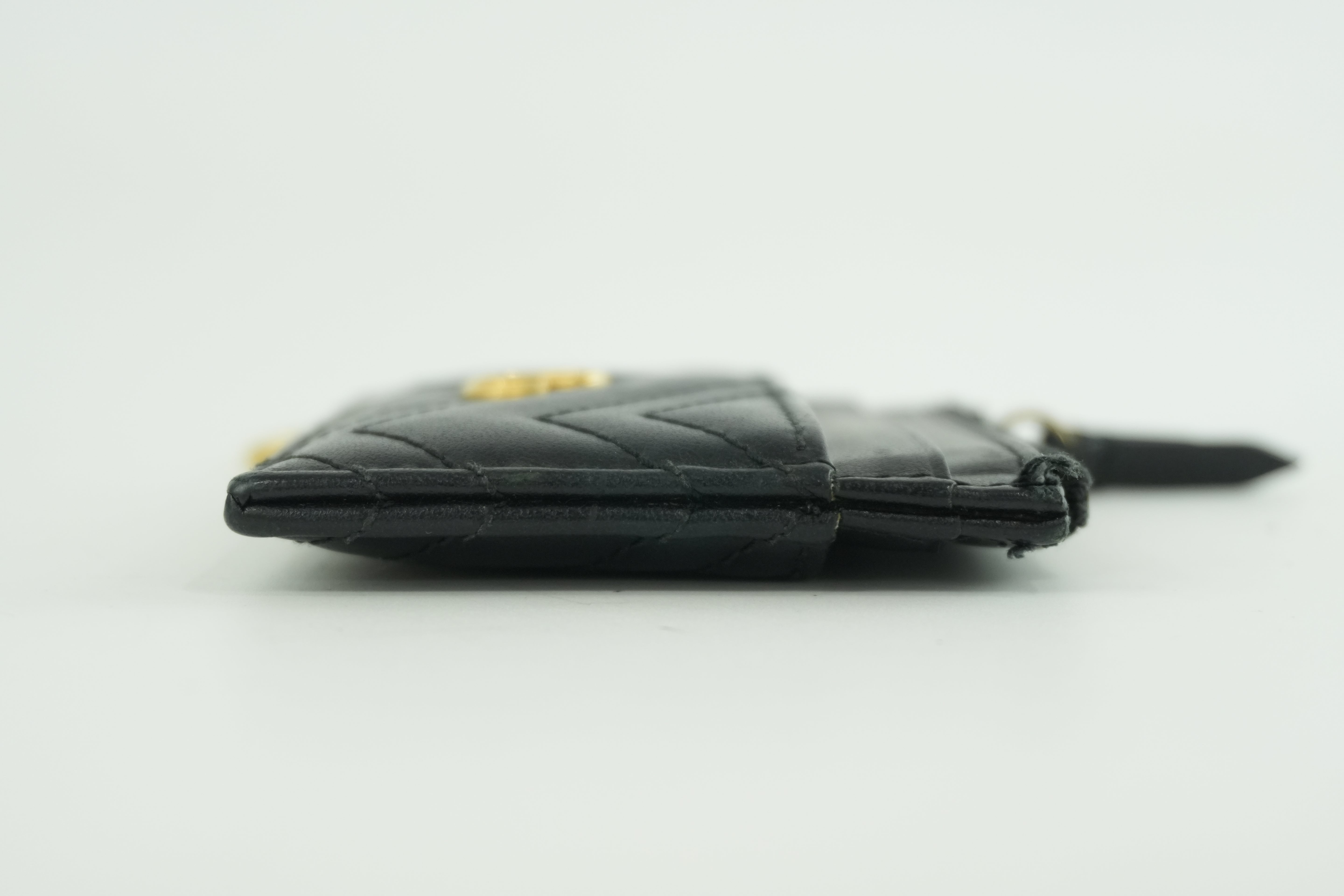 Gucci Leather Marmont Coin Case Black Used
