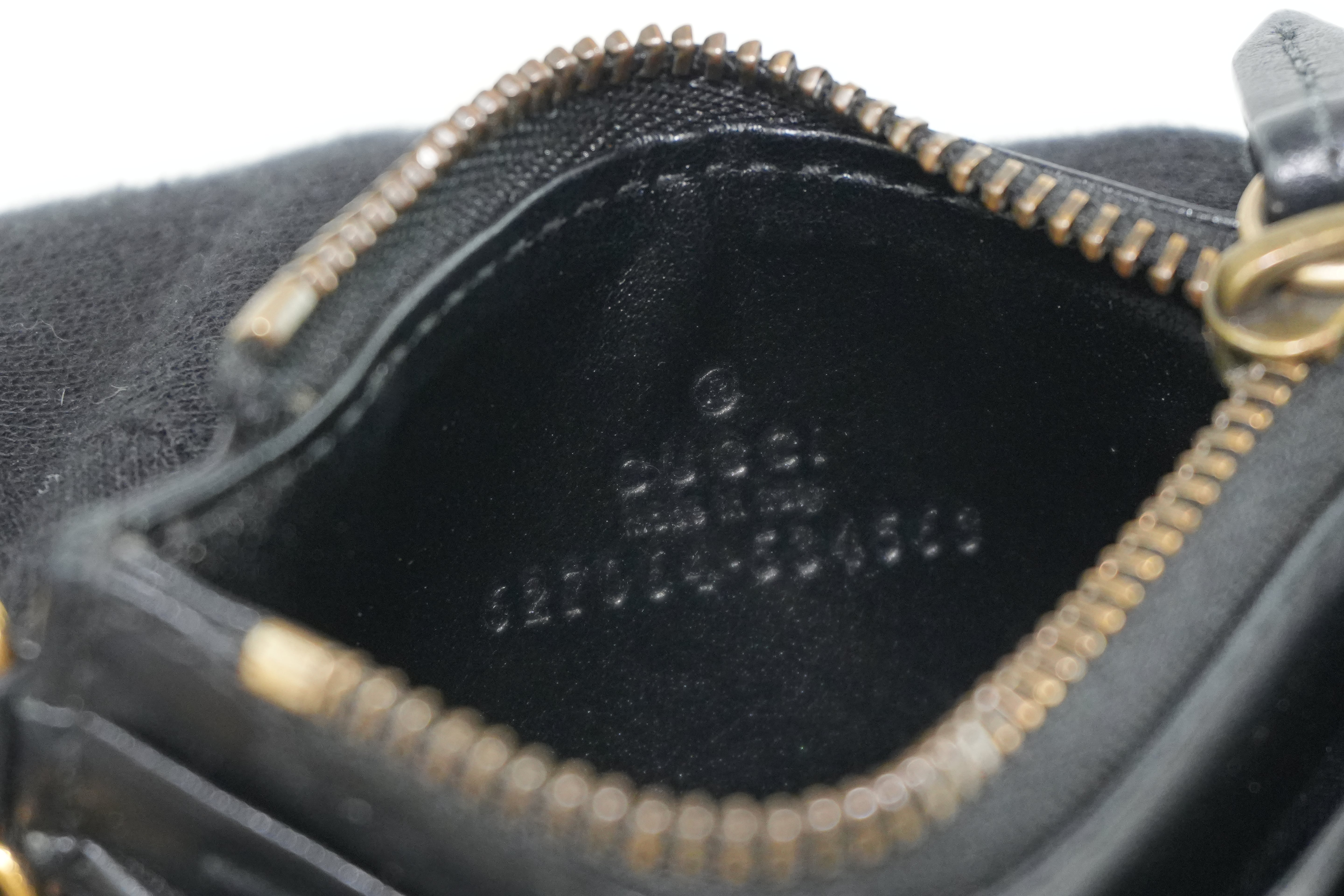 Gucci Leather Marmont Coin Case Black Used
