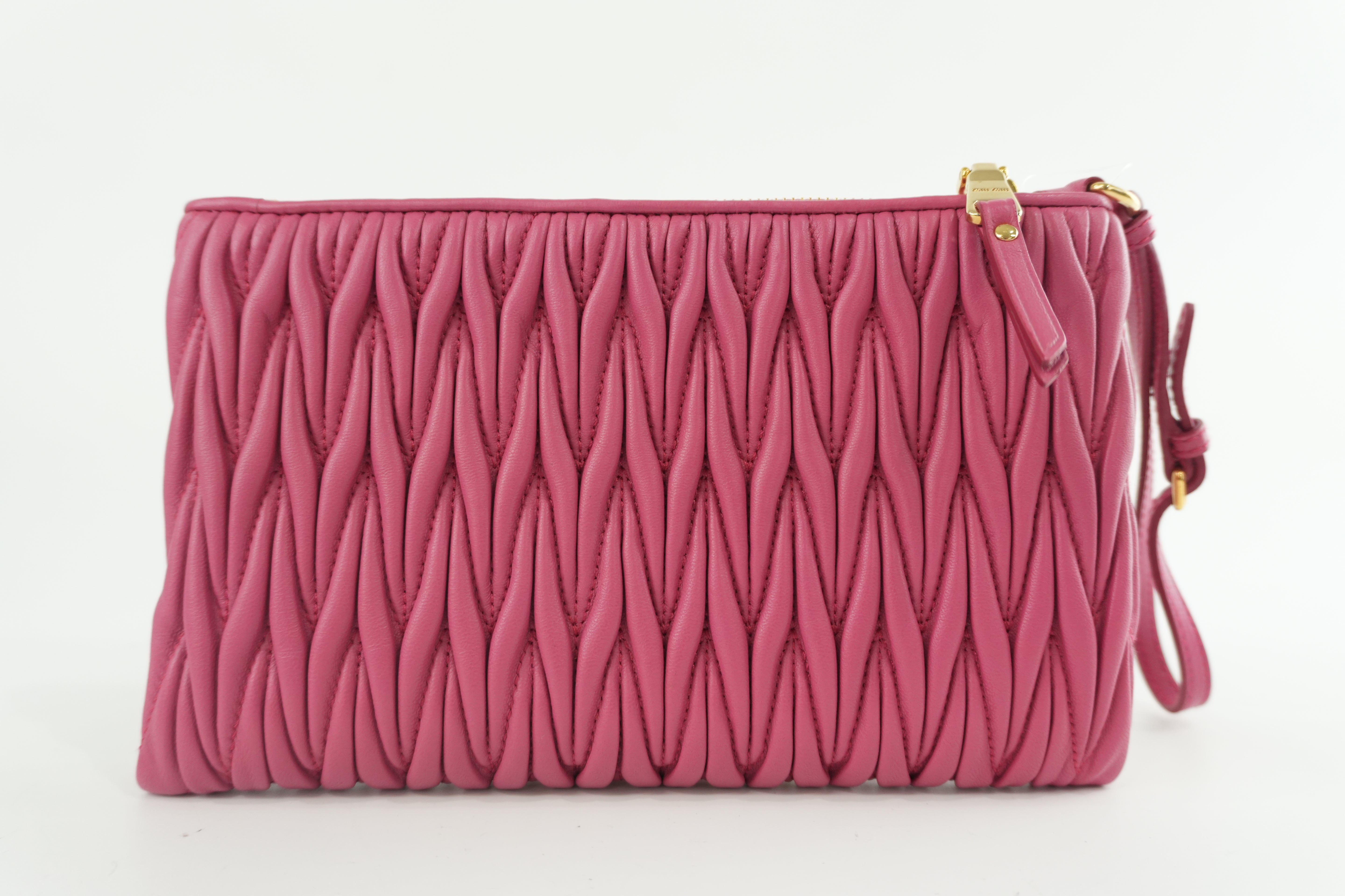 Miu Miu Wrist Clutch Pink Used