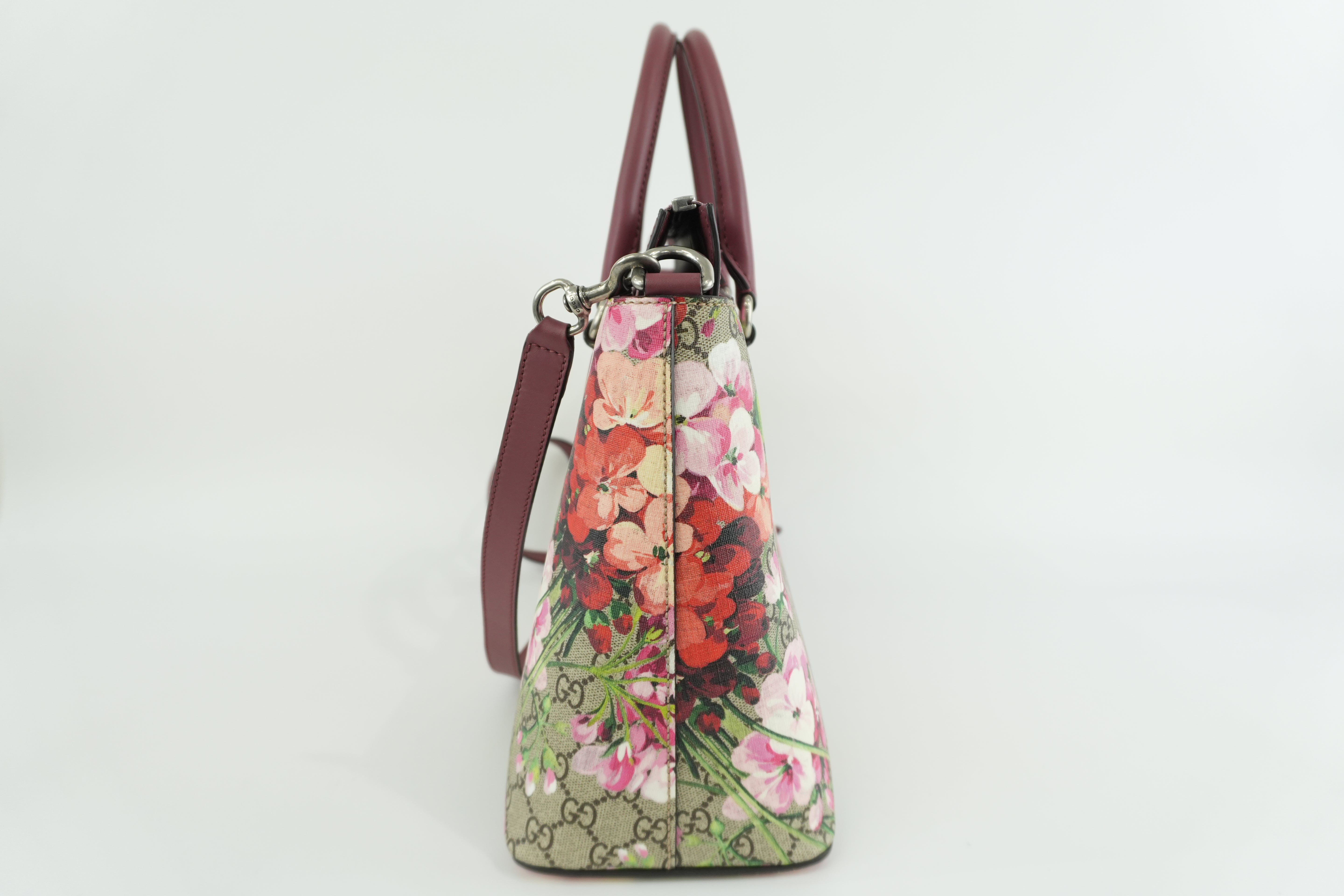 Gucci Ophidia Blooms Shoulder Tote Bag Used