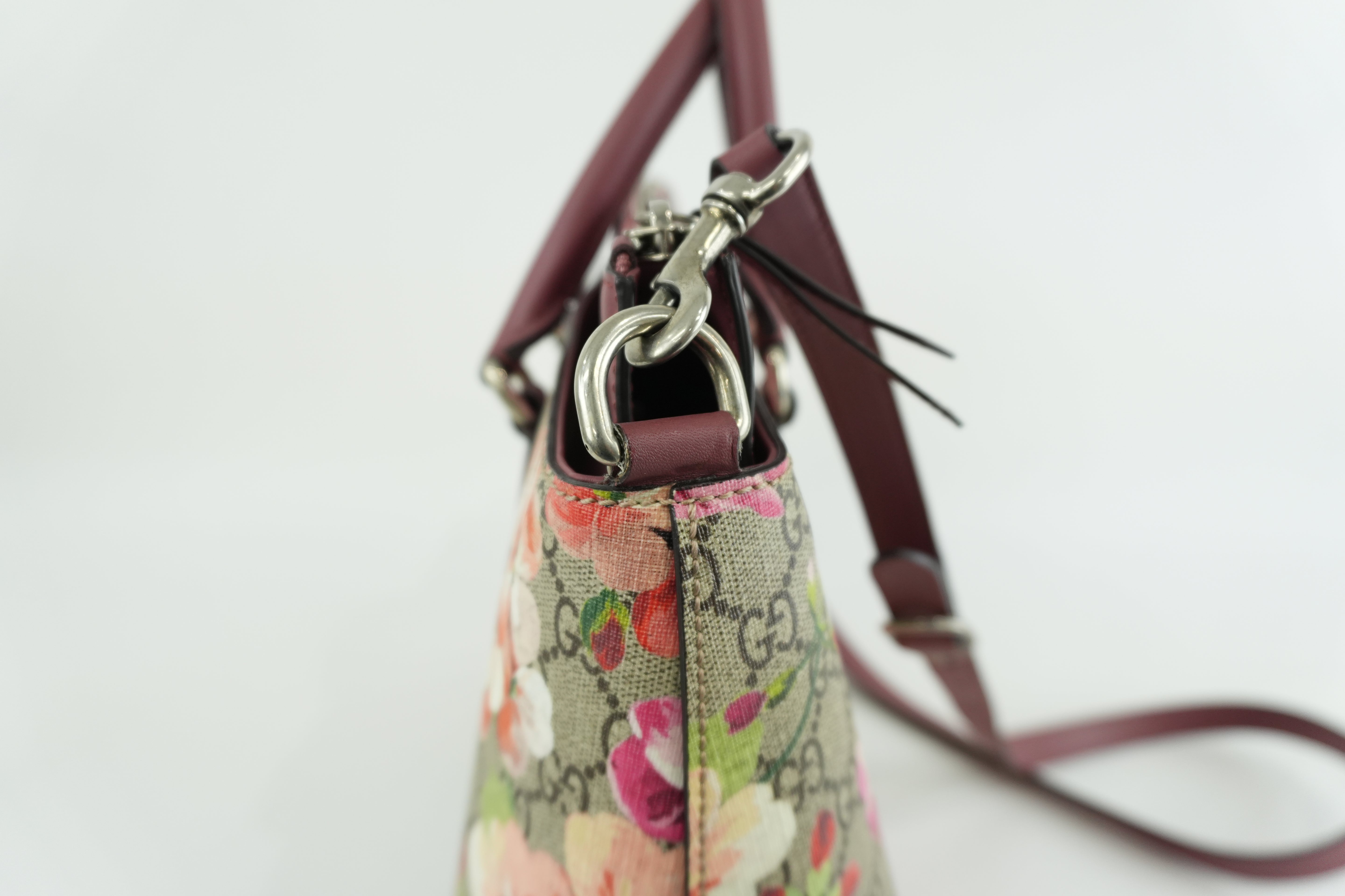 Gucci Ophidia Blooms Shoulder Tote Bag Used