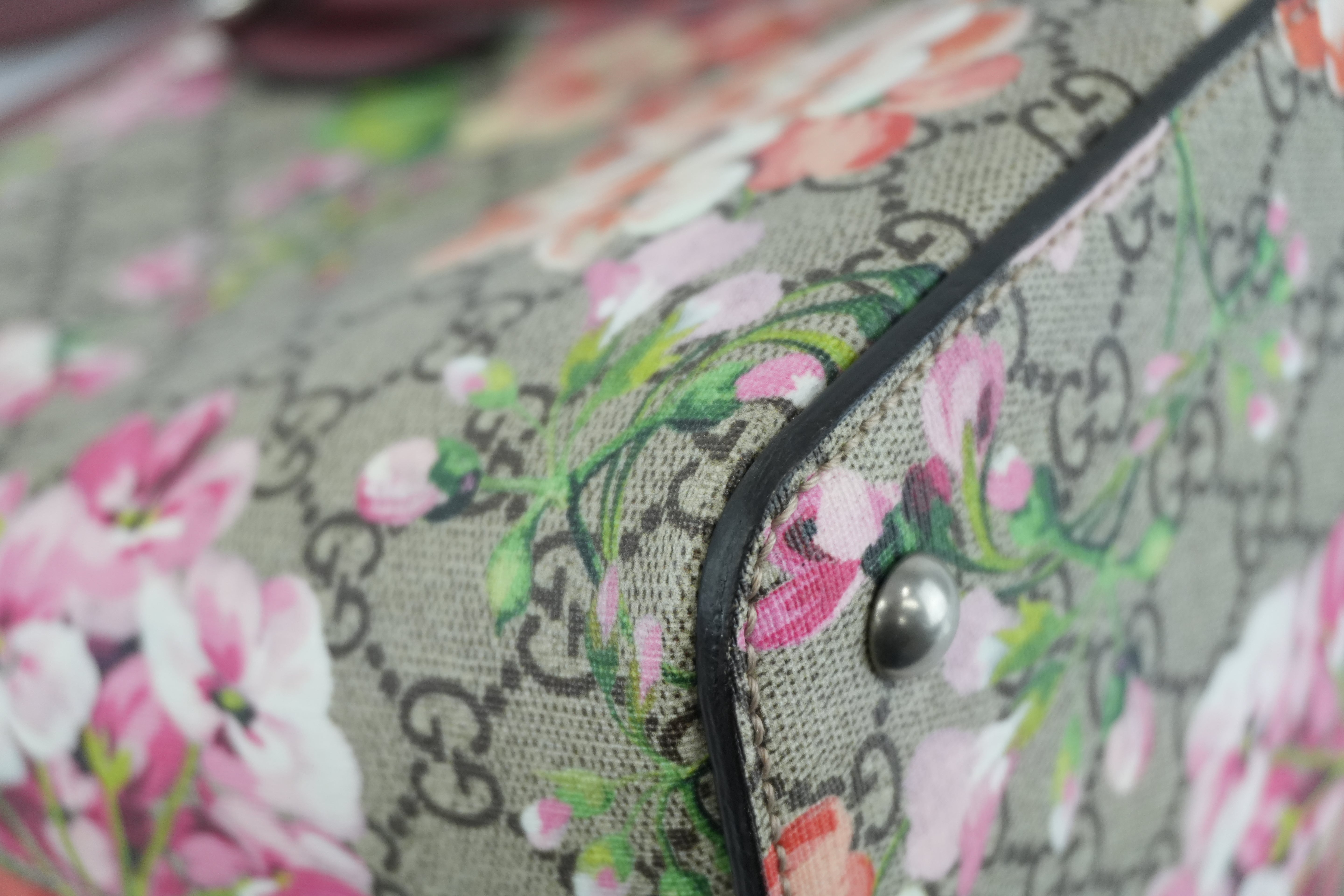 Gucci Ophidia Blooms Shoulder Tote Bag Used