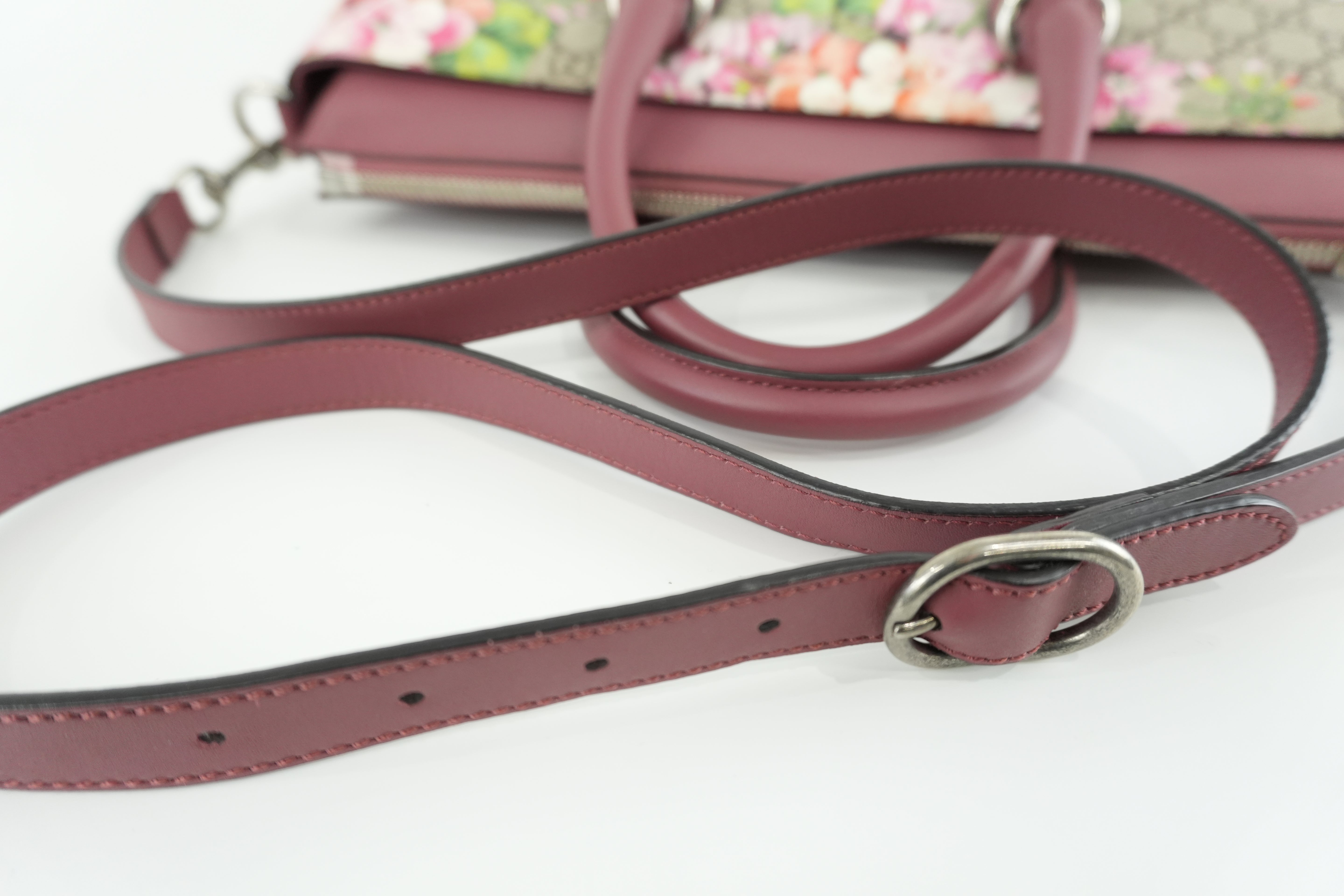 Gucci Ophidia Blooms Shoulder Tote Bag Used