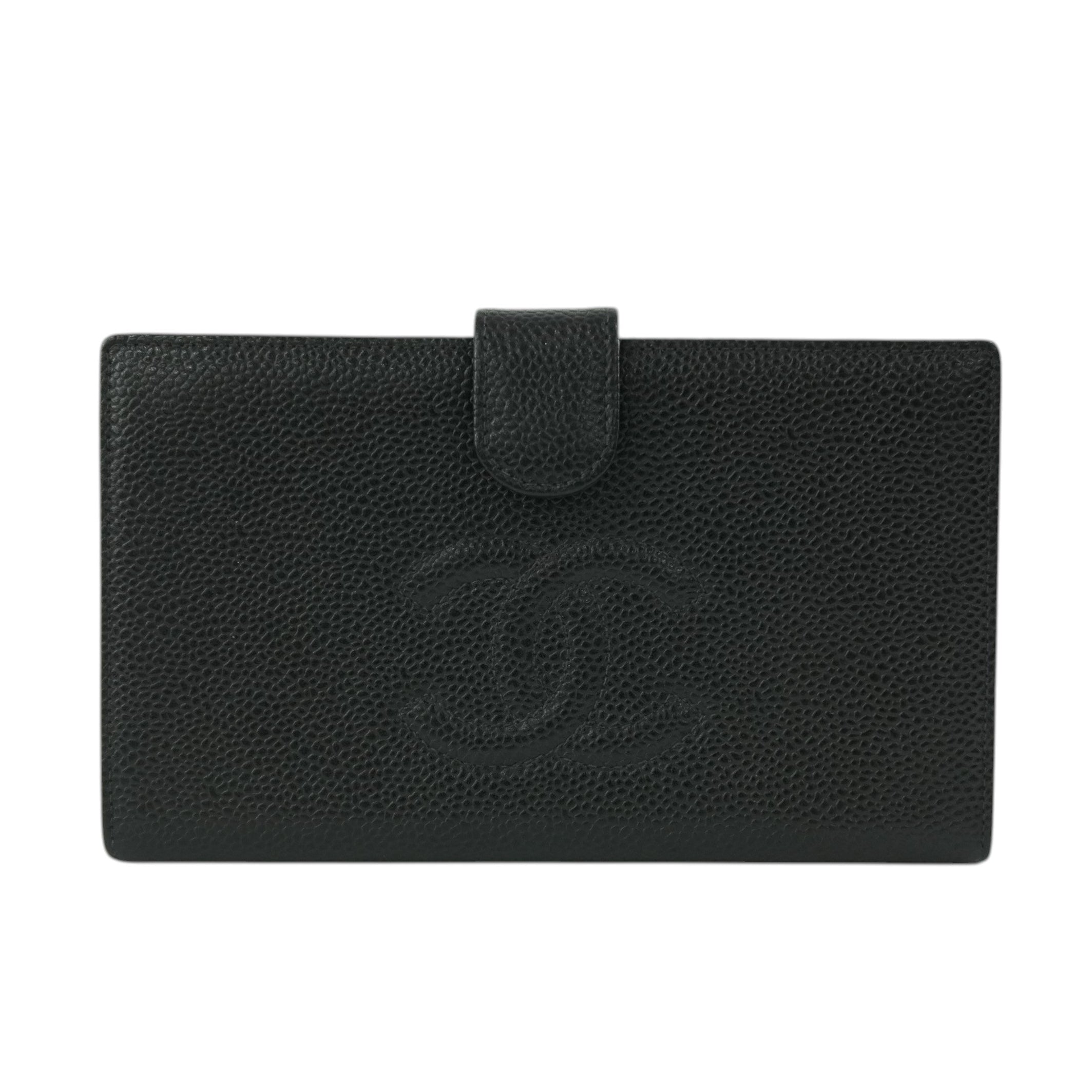 Chanel Caviar Skin Long Wallet Used