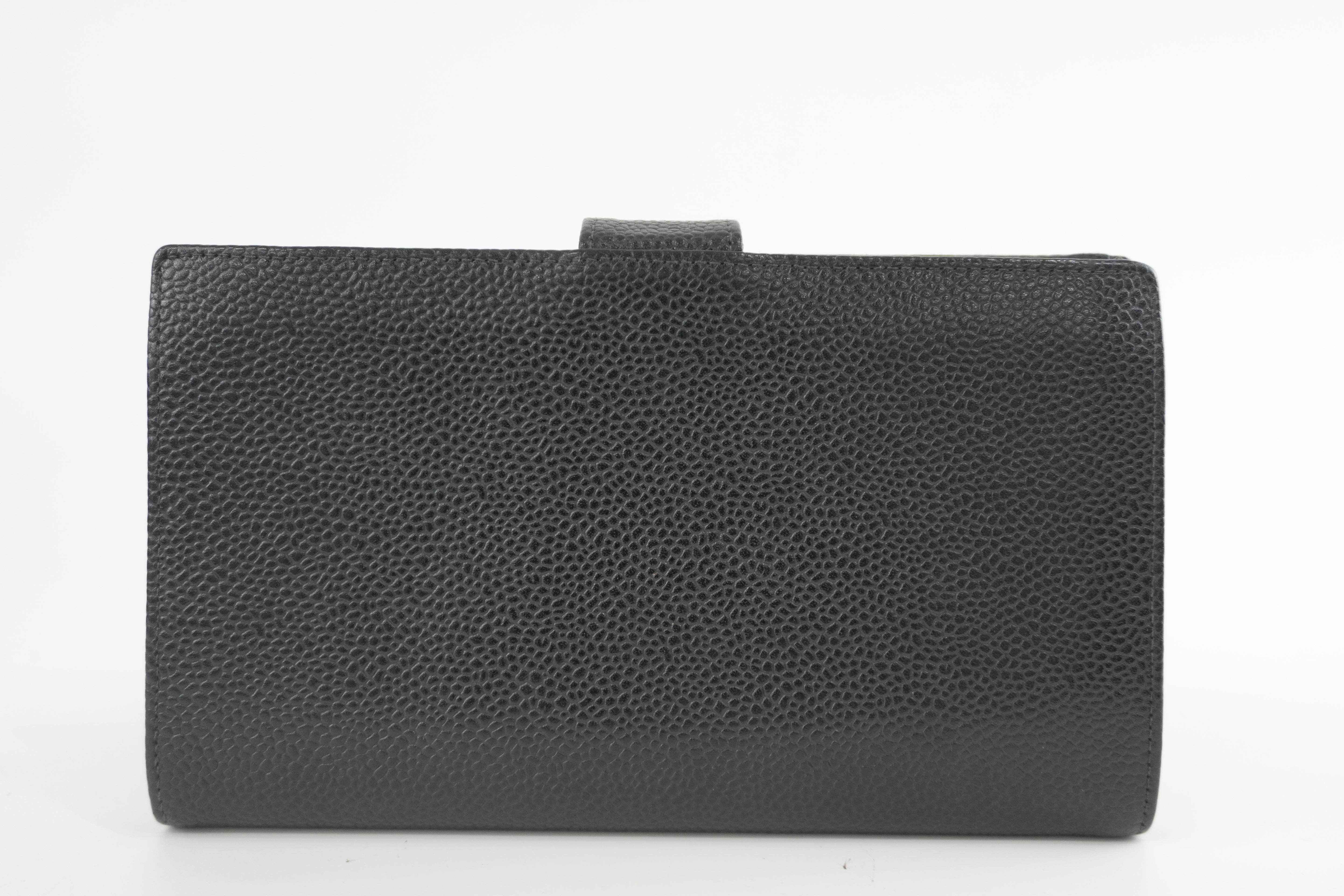 Chanel Caviar Skin Long Wallet Used