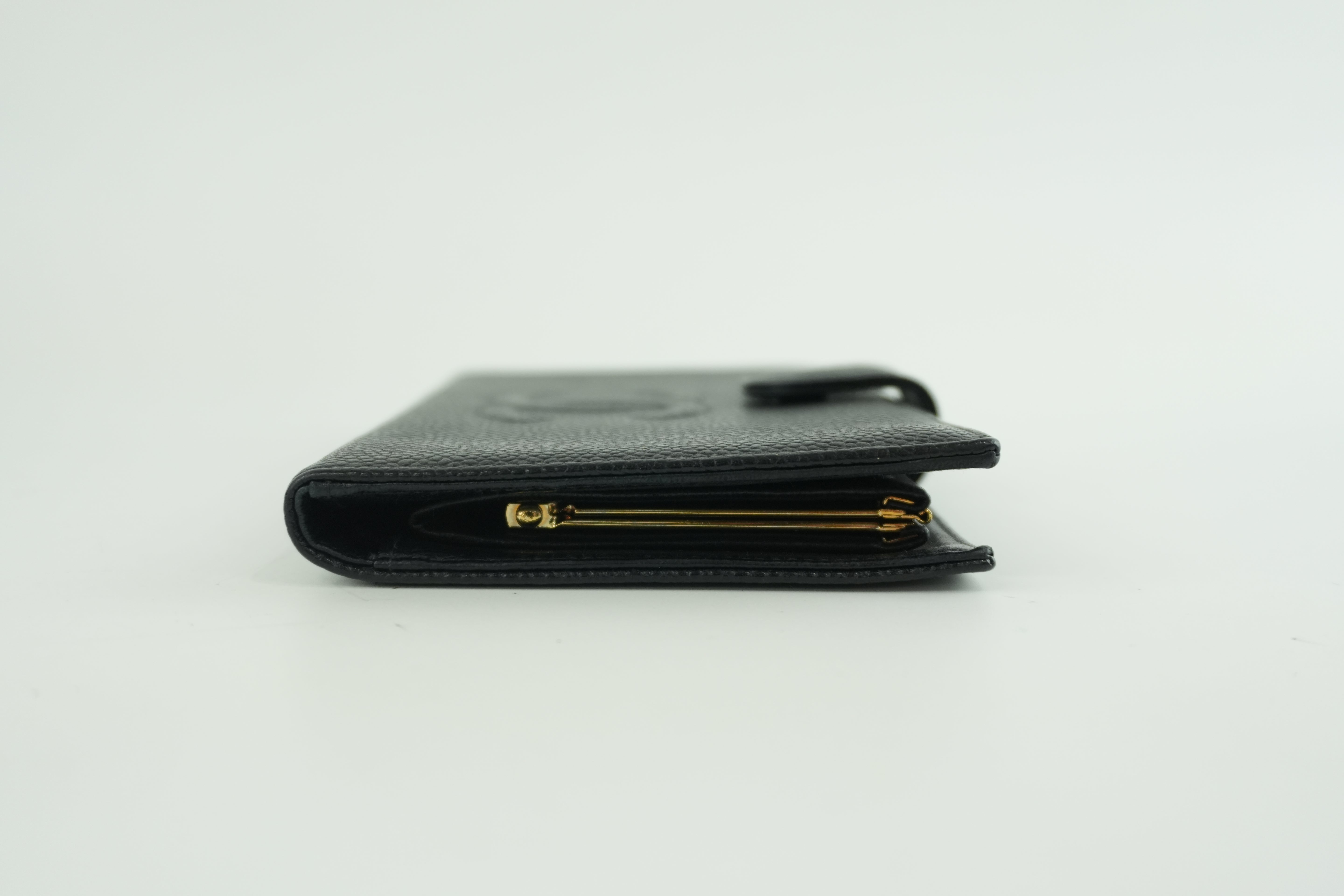 Chanel Caviar Skin Long Wallet Used