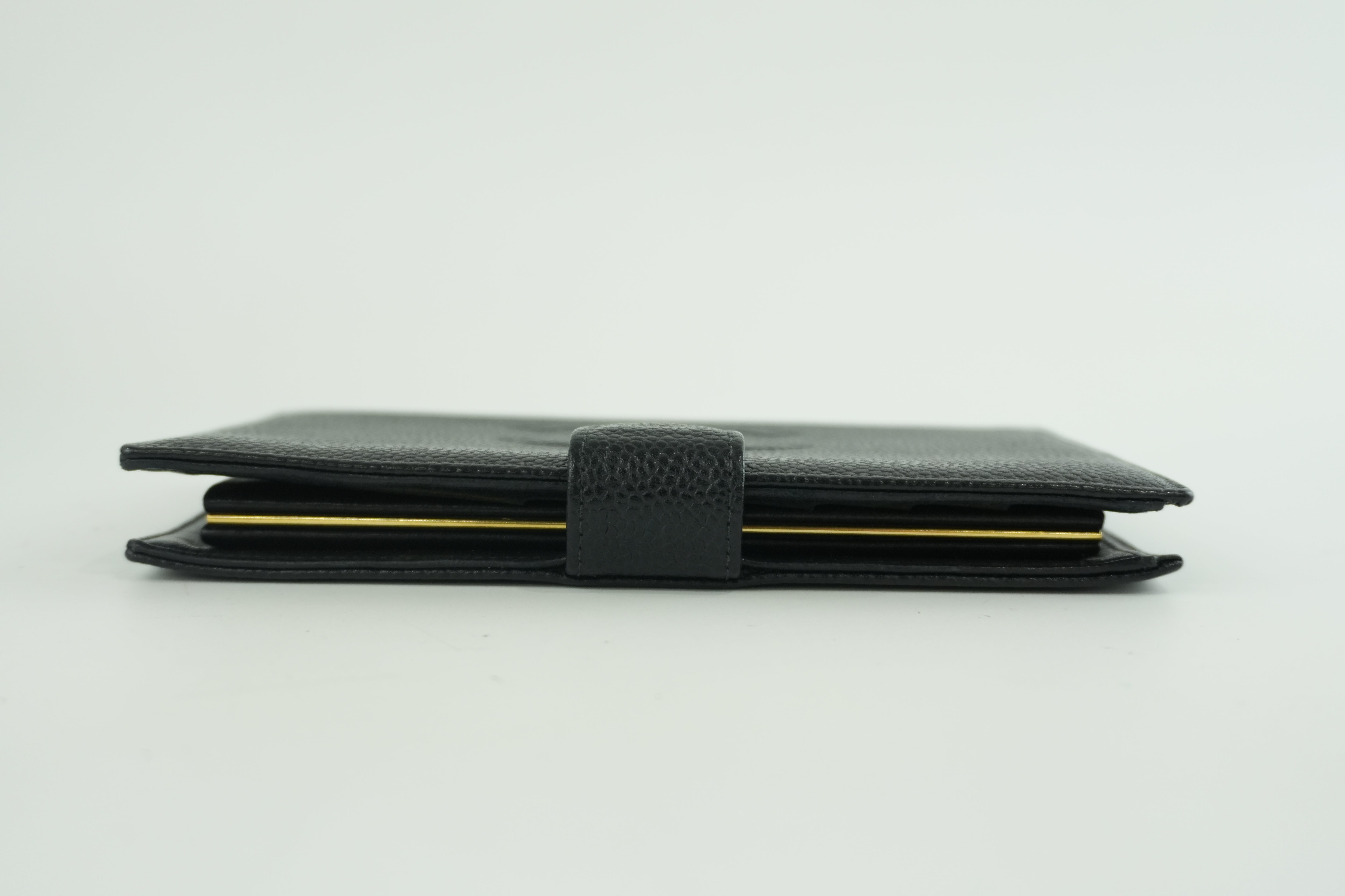 Chanel Caviar Skin Long Wallet Used