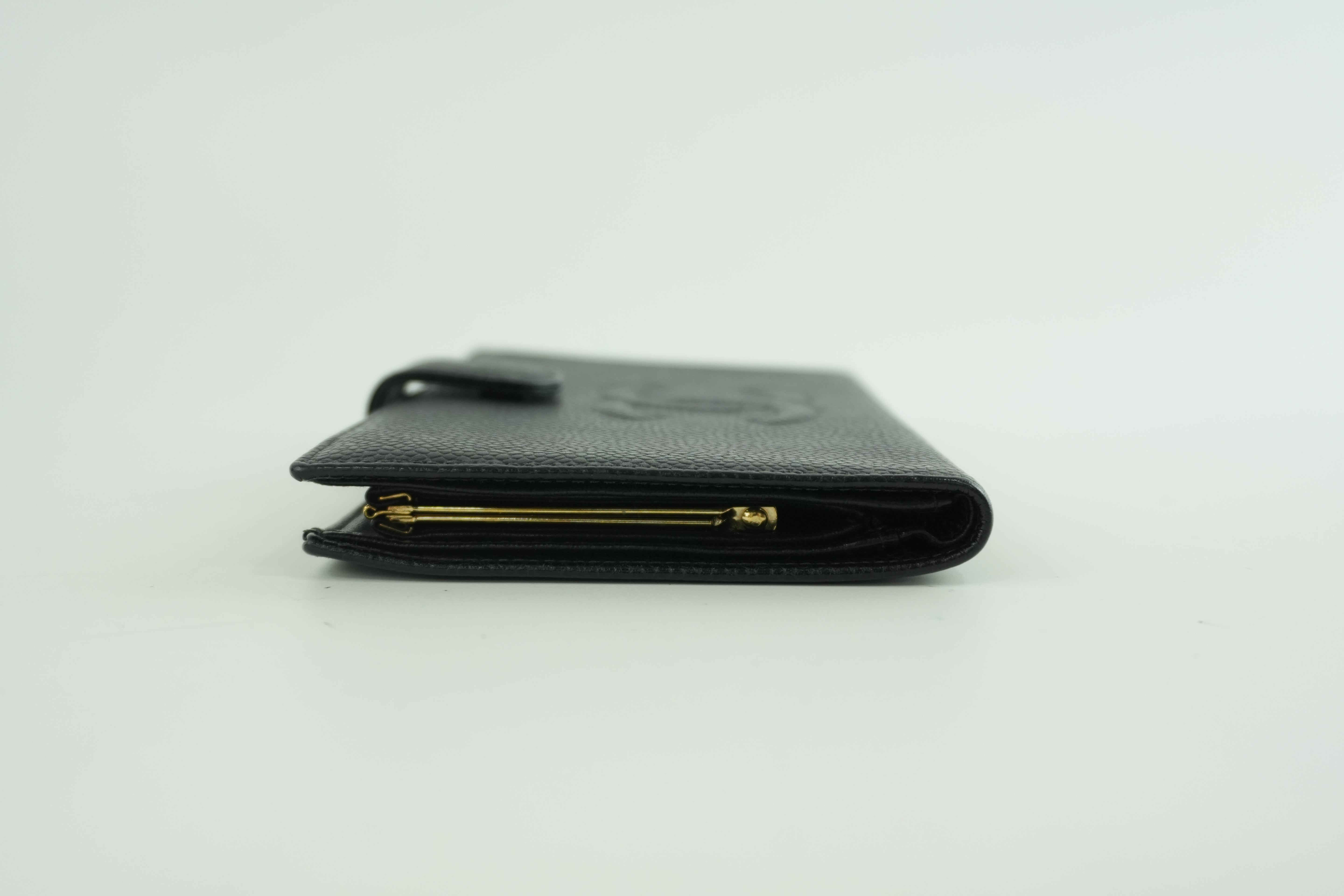 Chanel Caviar Skin Long Wallet Used