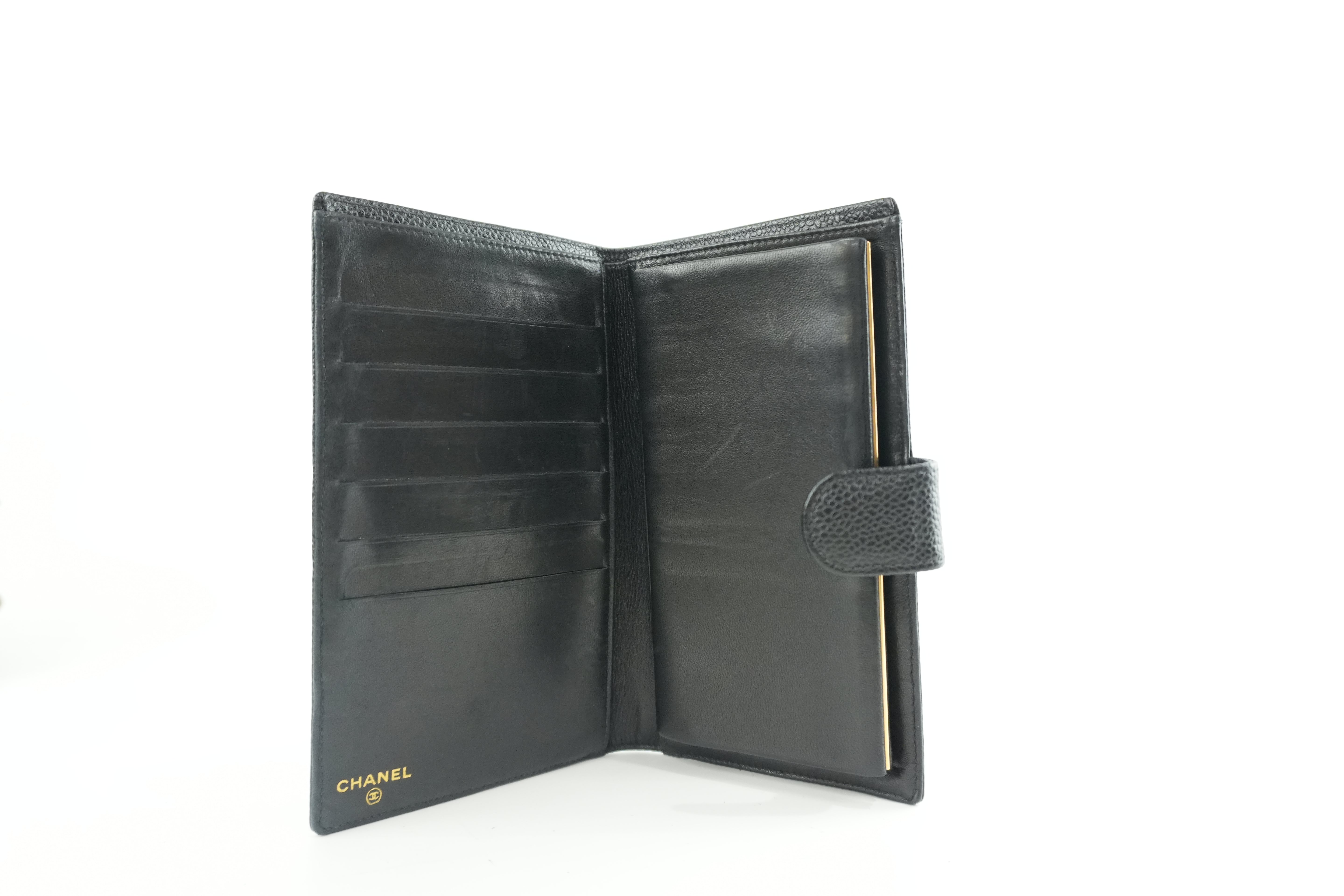 Chanel Caviar Skin Long Wallet Used