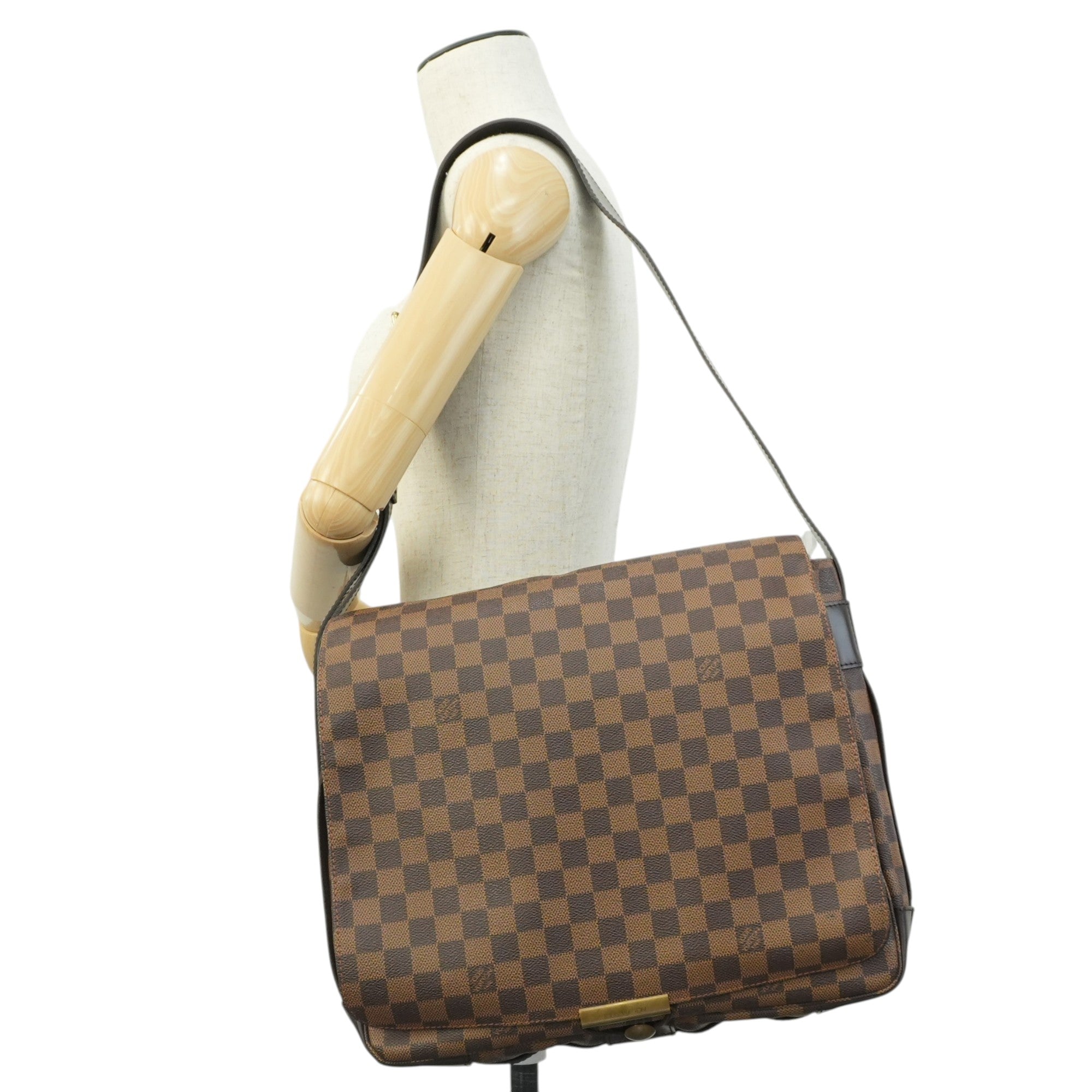 Louis Vuitton Damier Ebene Bastille Messenger Shoulder Bag Used