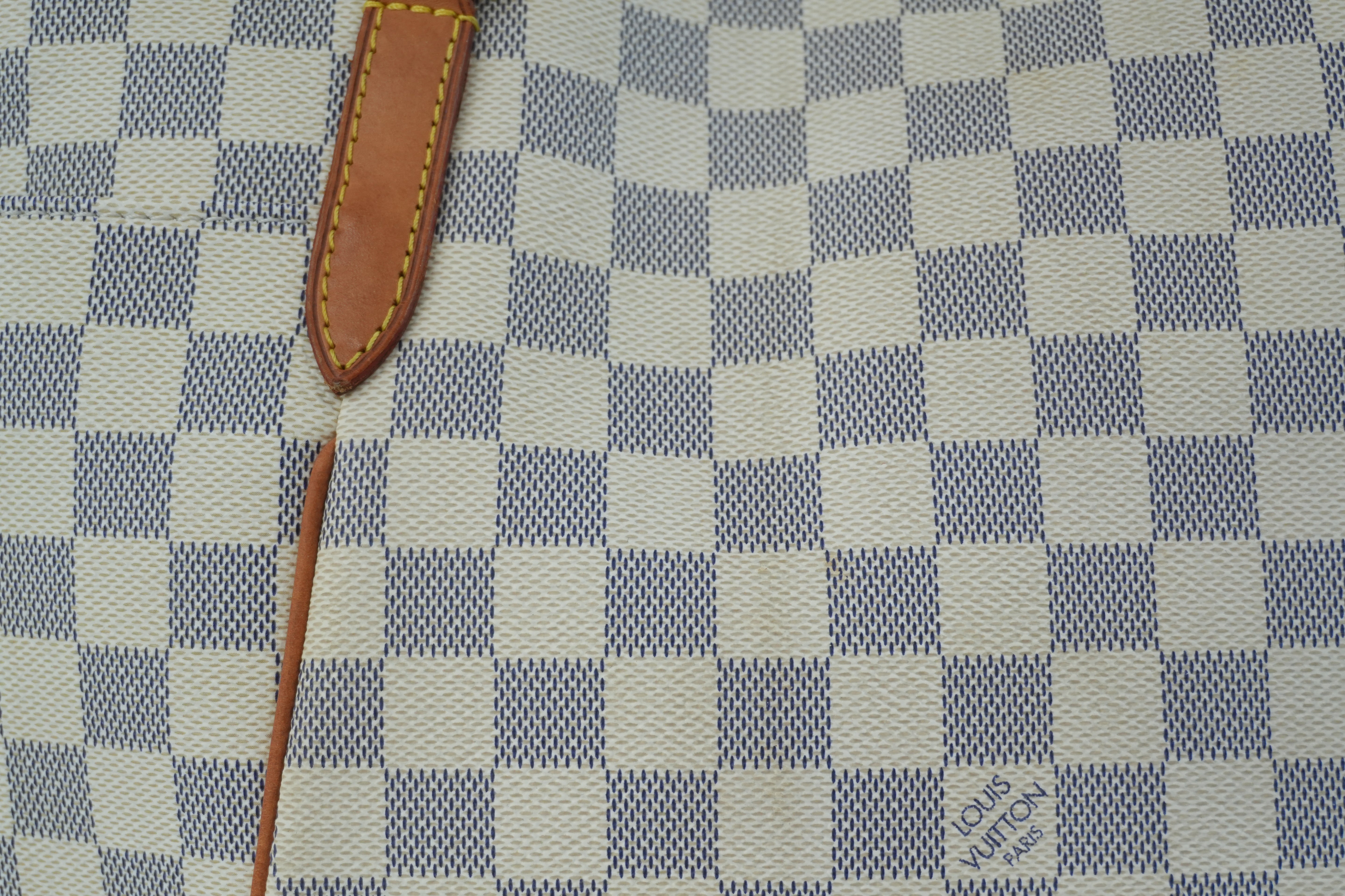 Louis Vuitton Damier Azur Totally MM Tote Bag Used