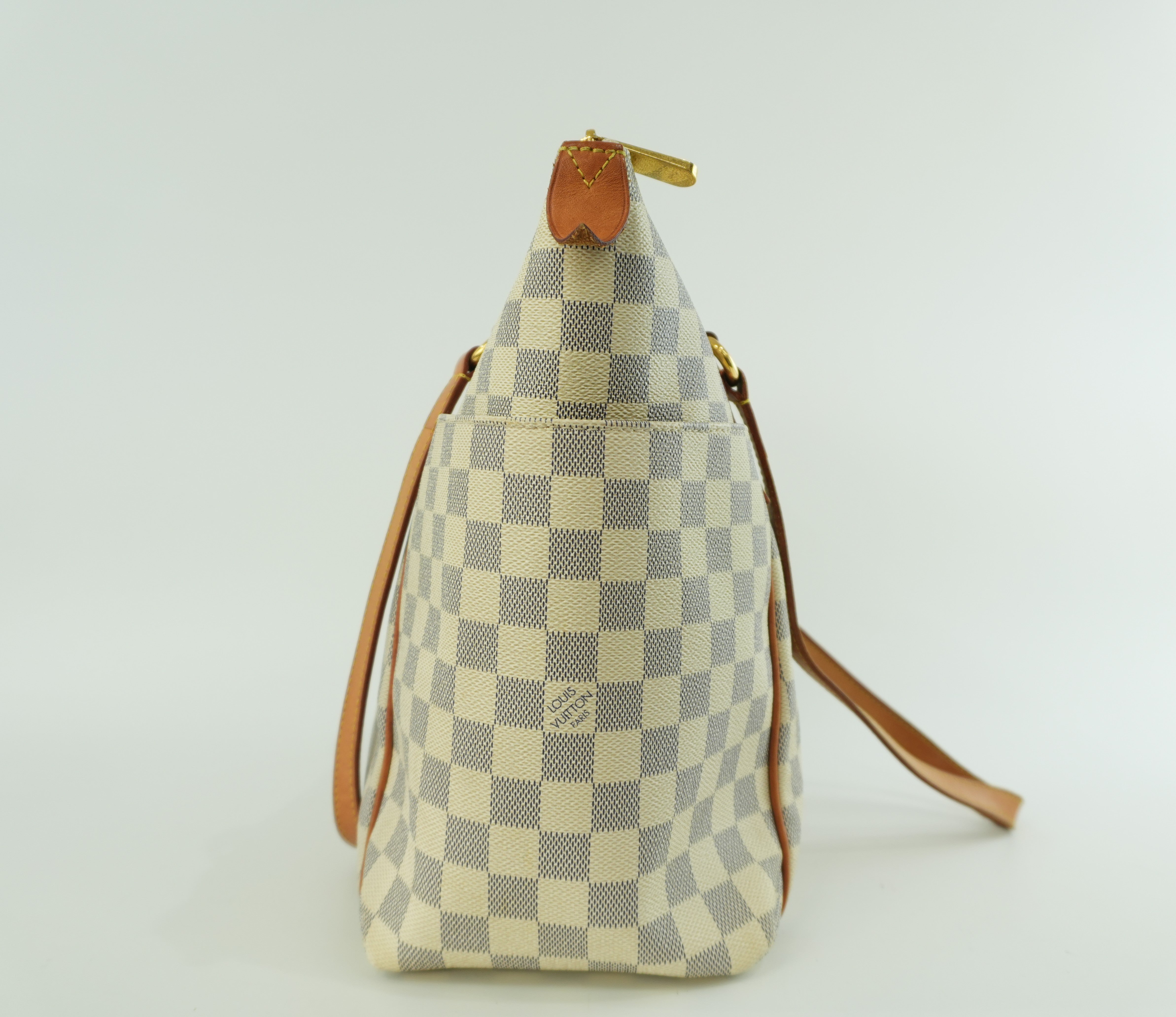 Louis Vuitton Damier Azur Totally MM Tote Bag Used