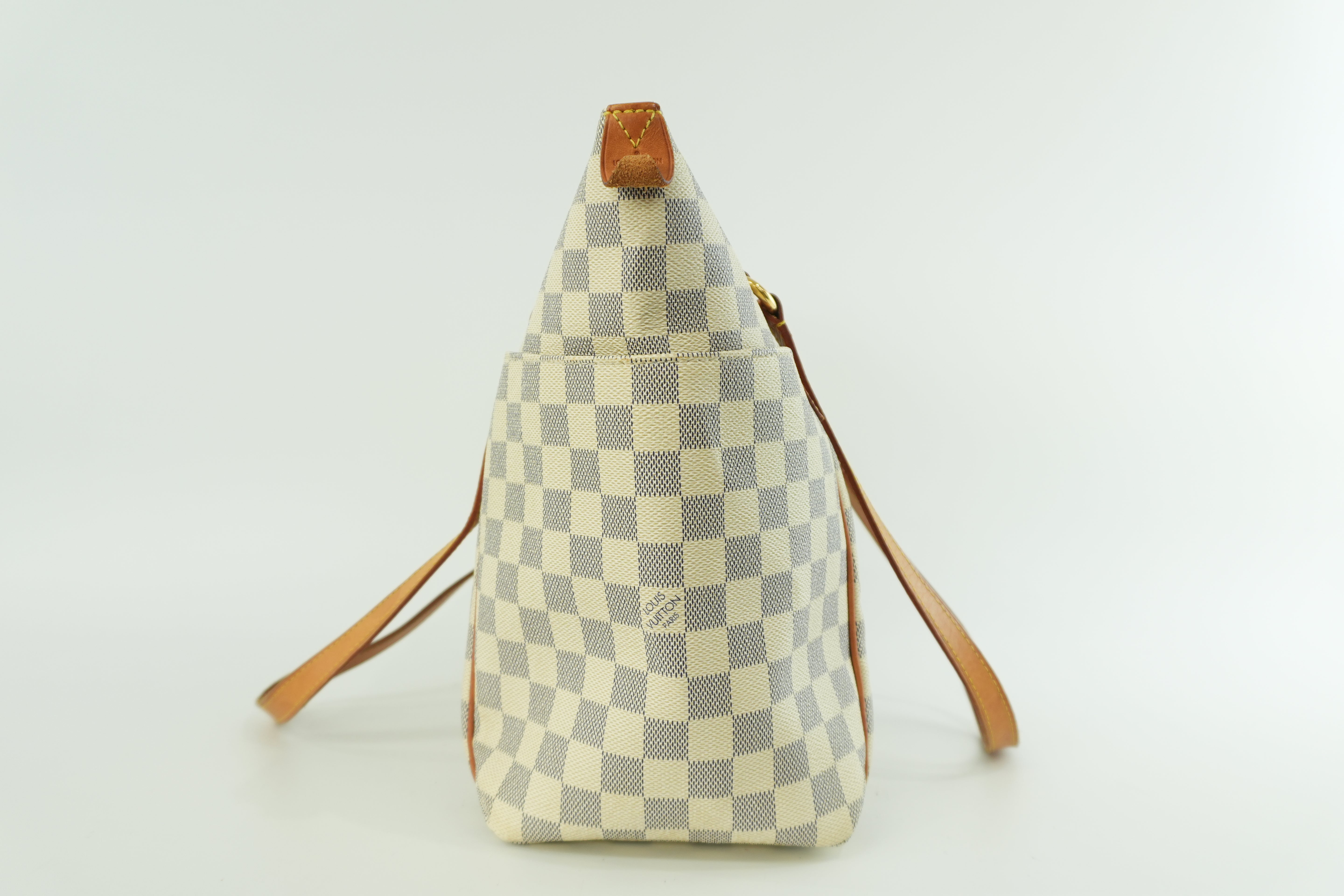 Louis Vuitton Damier Azur Totally MM Tote Bag Used