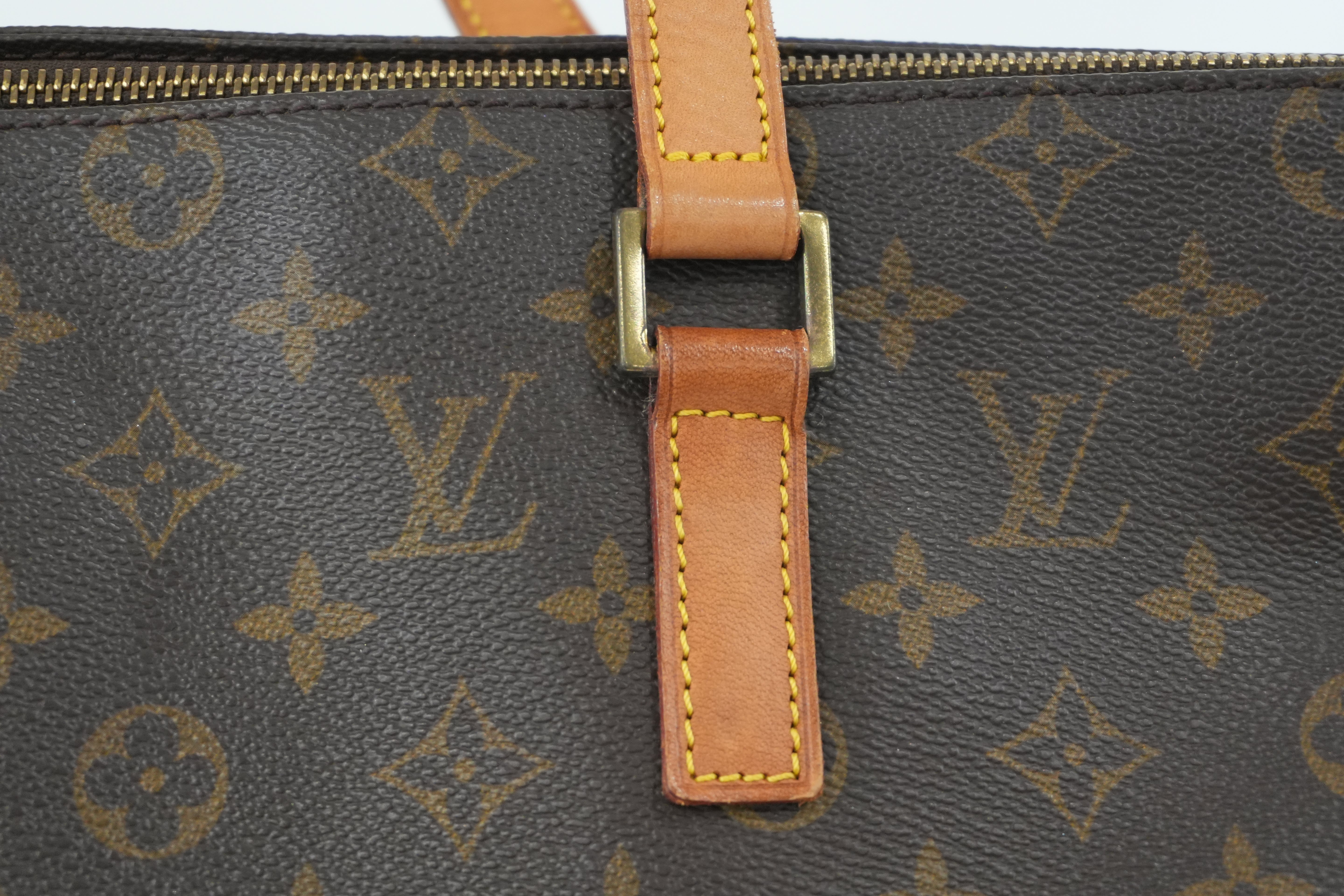 Louis Vuitton Monogram Cabas Mezzo Tote Bag Used