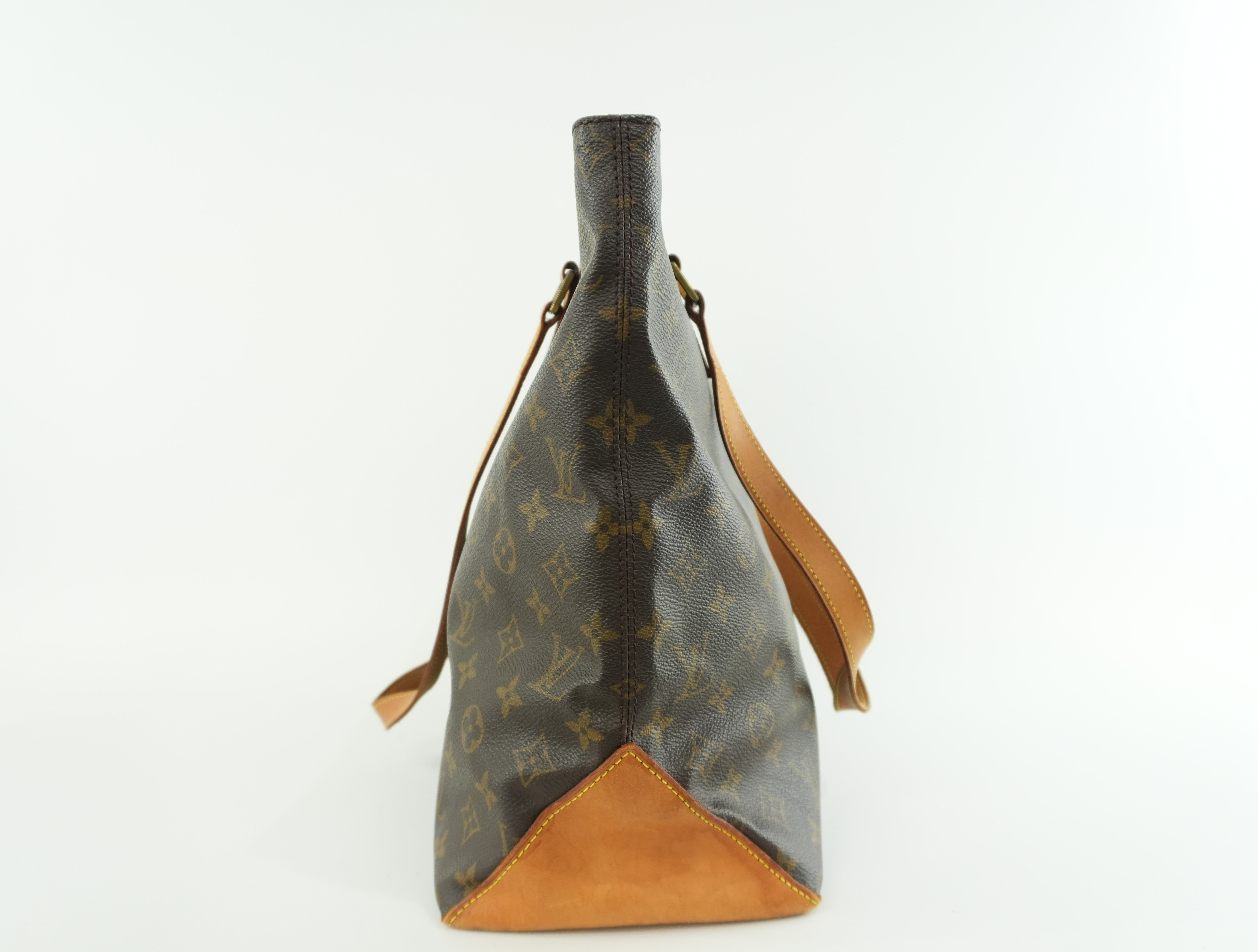 Louis Vuitton Monogram Cabas Mezzo Tote Bag Used