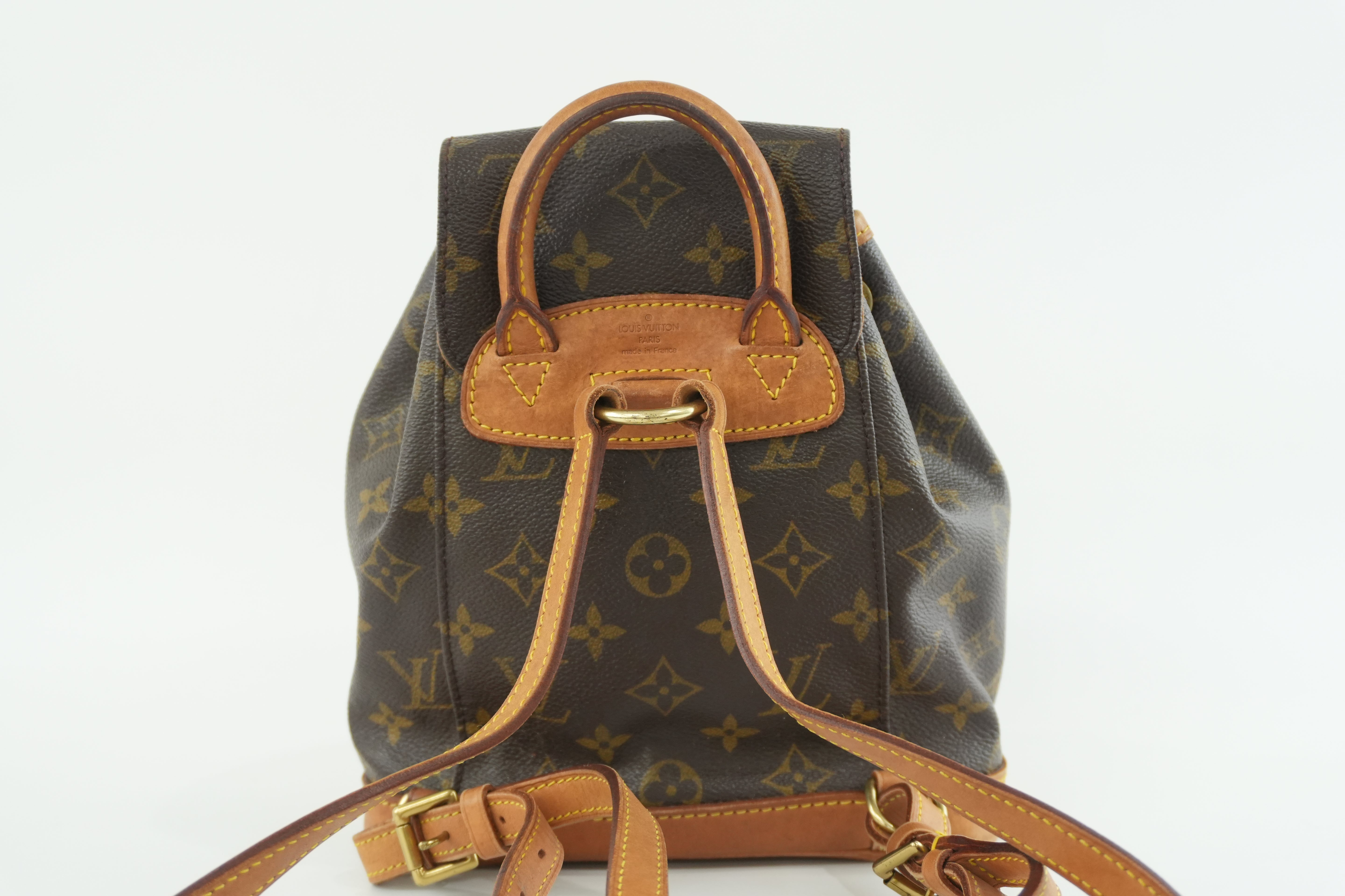 Louis Vuitton Monogram Mini Montsouris Backpack Used
