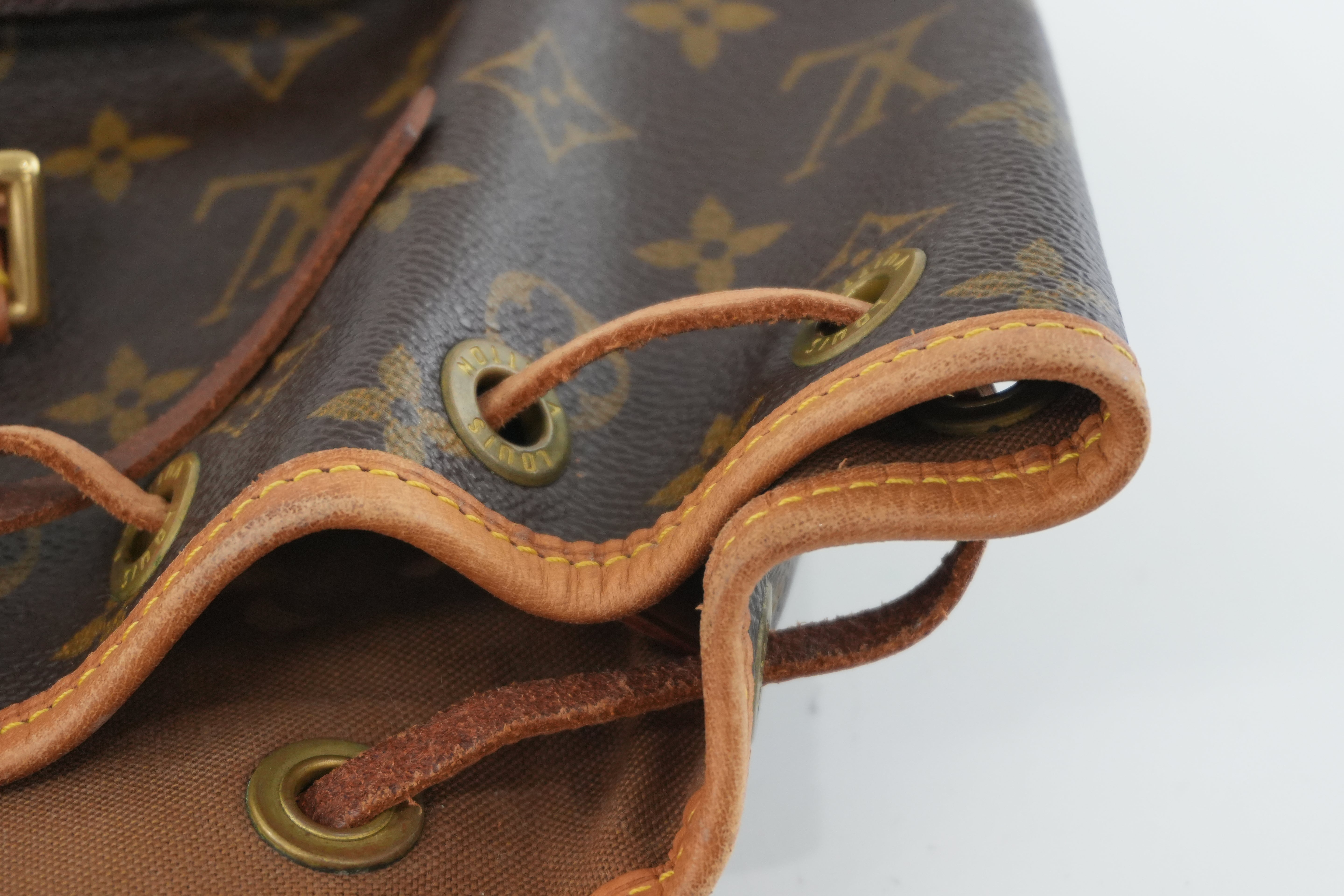 Louis Vuitton Monogram Mini Montsouris Backpack Used