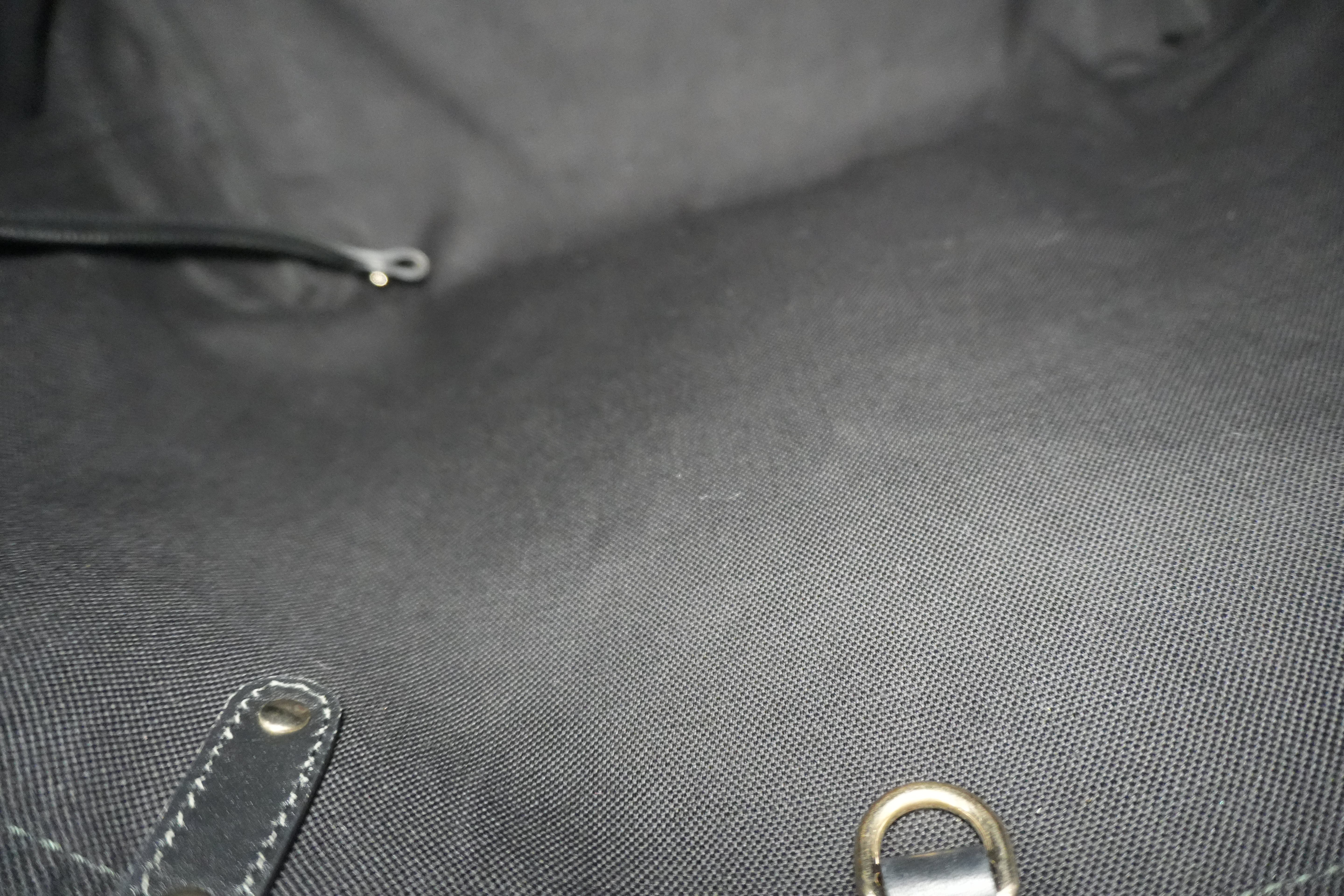 Gucci Canvas Tote Bag Black Used