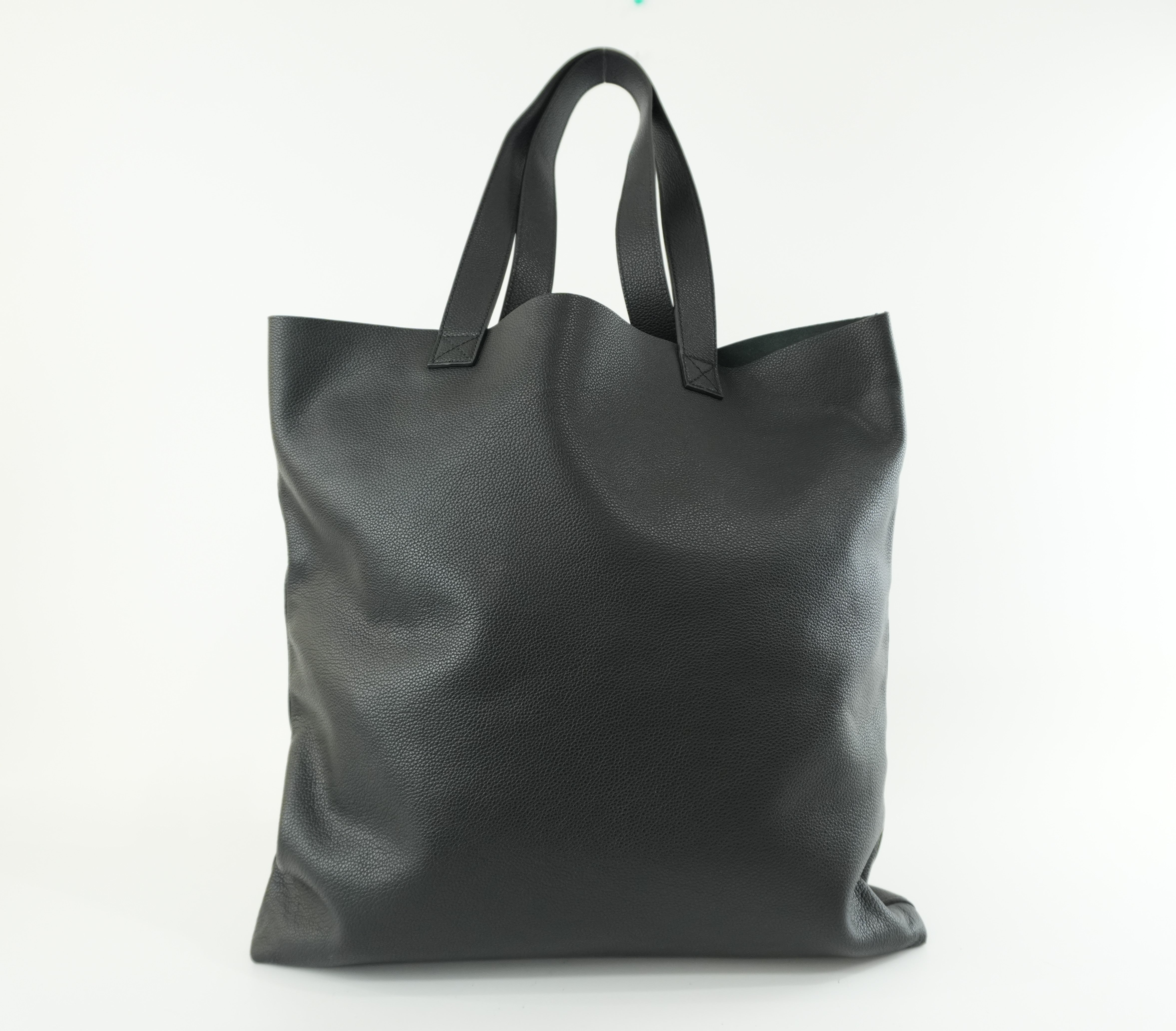 Gucci Canvas Tote Bag Black Used