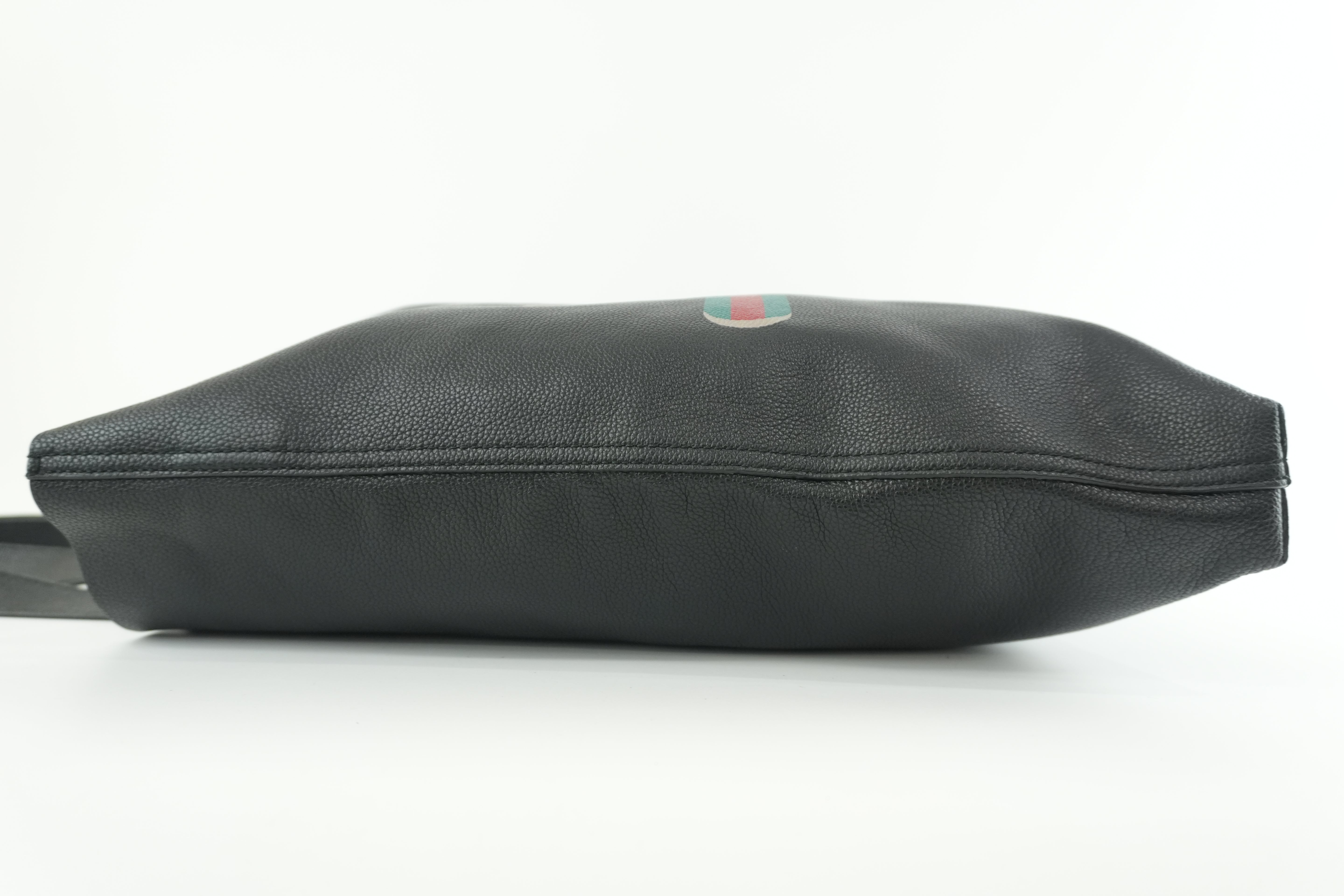 Gucci Canvas Tote Bag Black Used