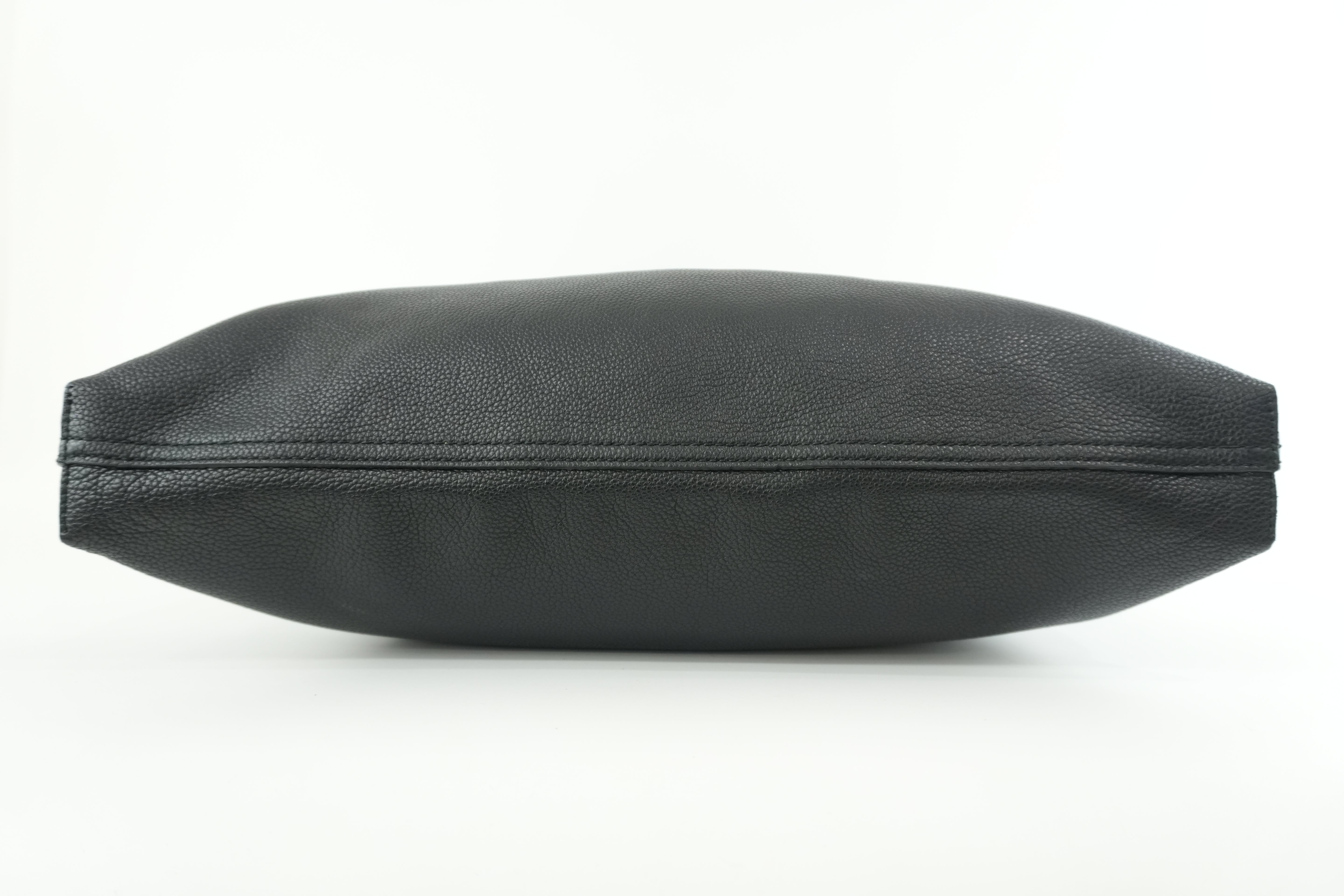 Gucci Canvas Tote Bag Black Used