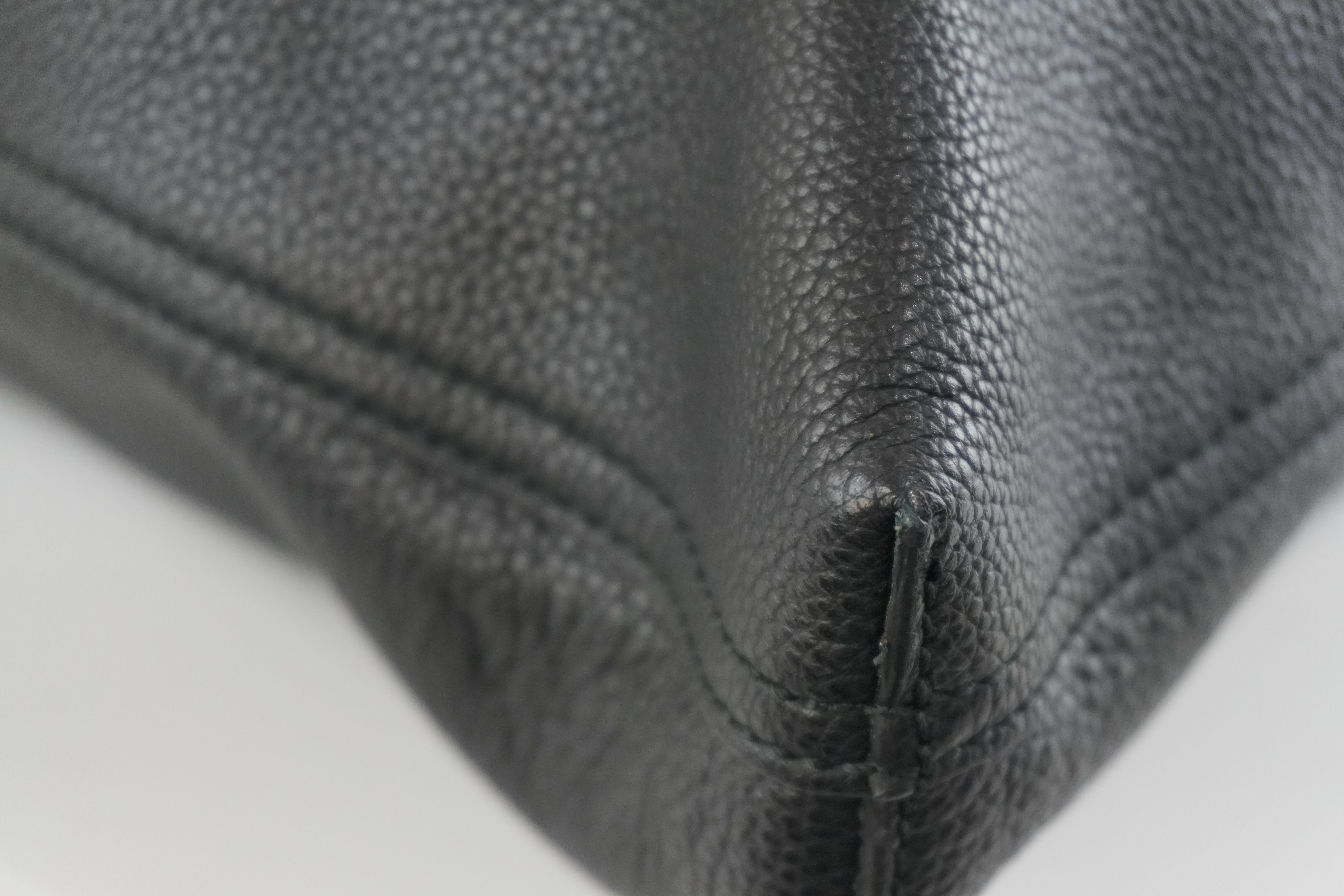 Gucci Canvas Tote Bag Black Used