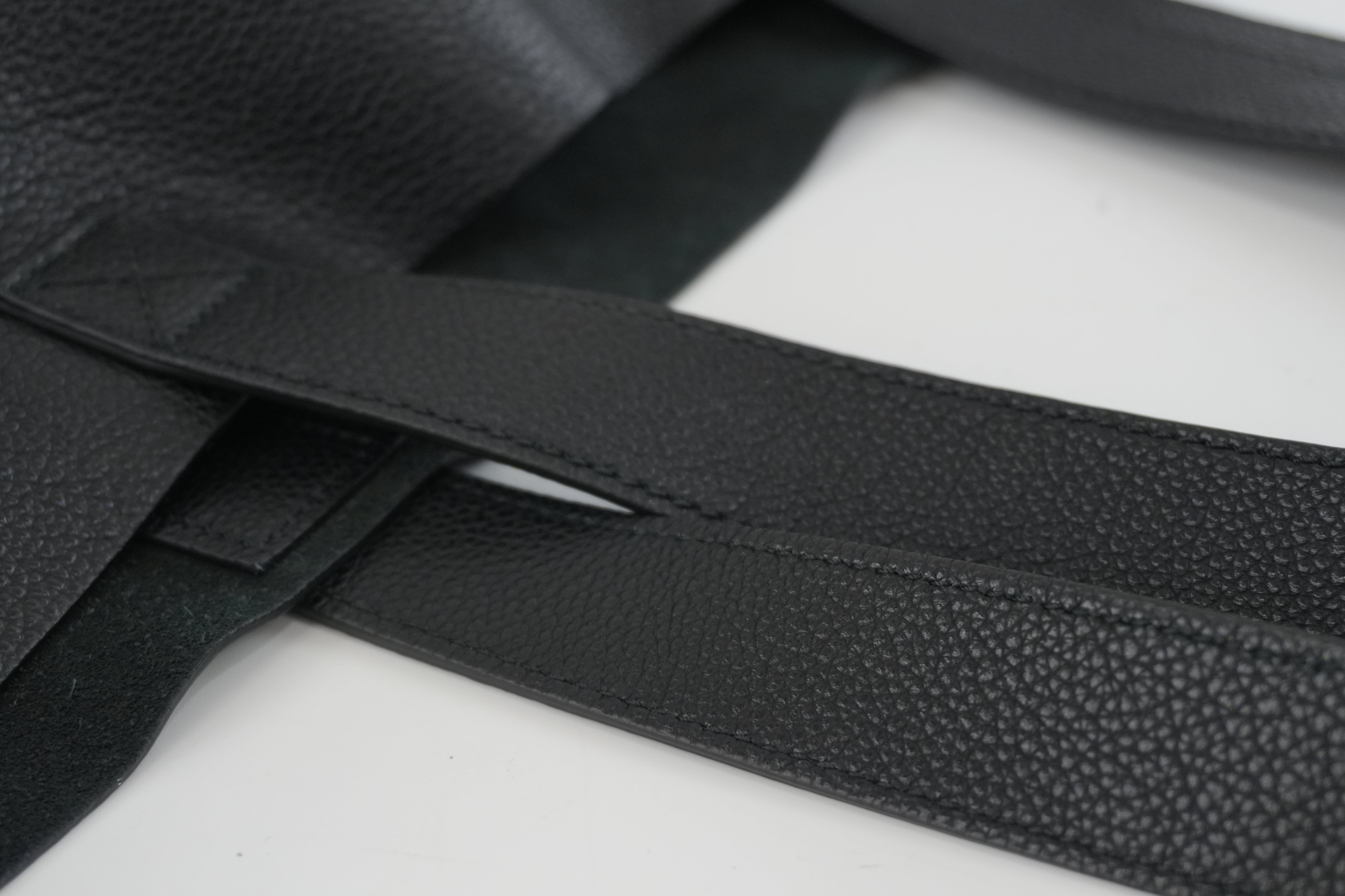 Gucci Canvas Tote Bag Black Used