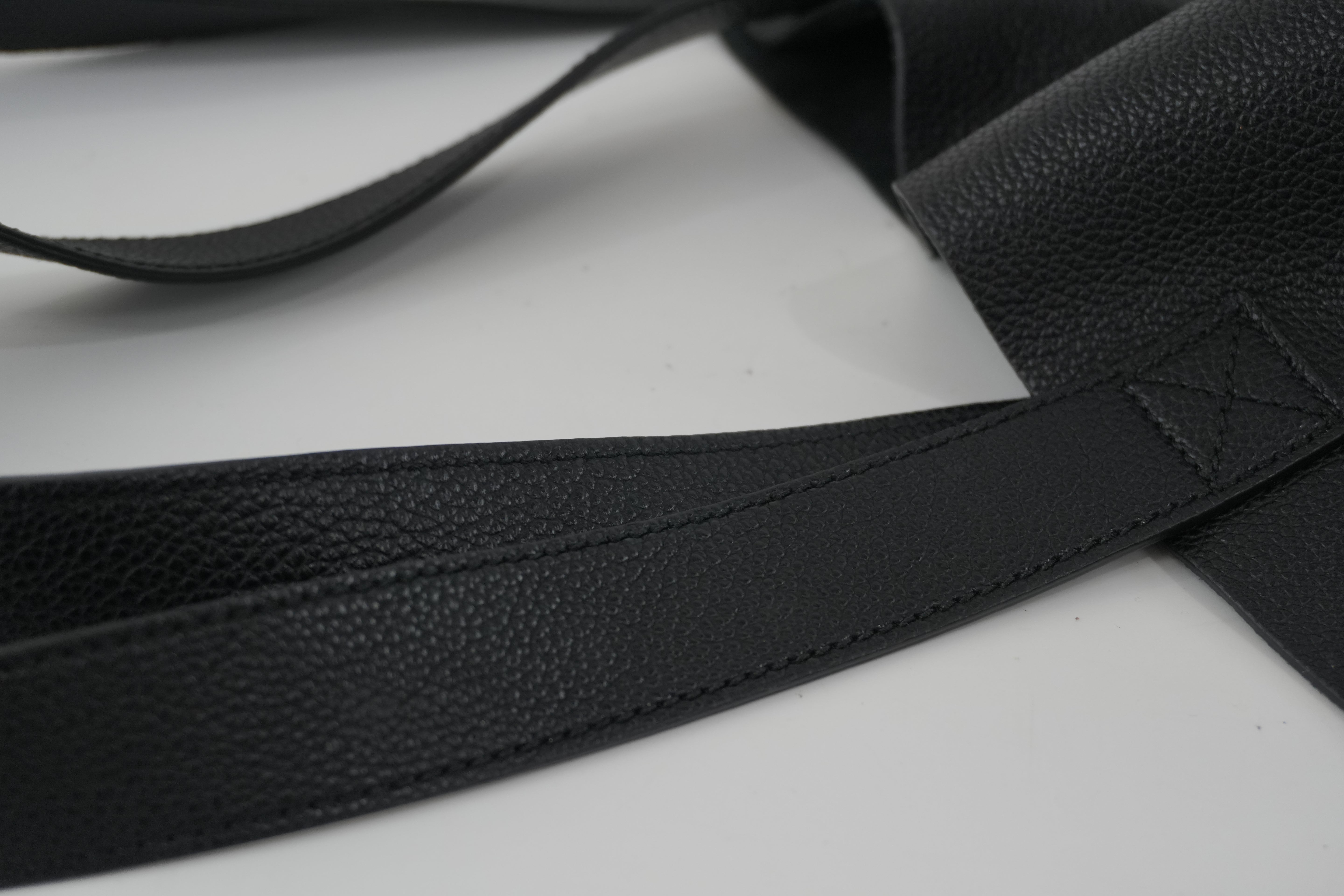 Gucci Canvas Tote Bag Black Used