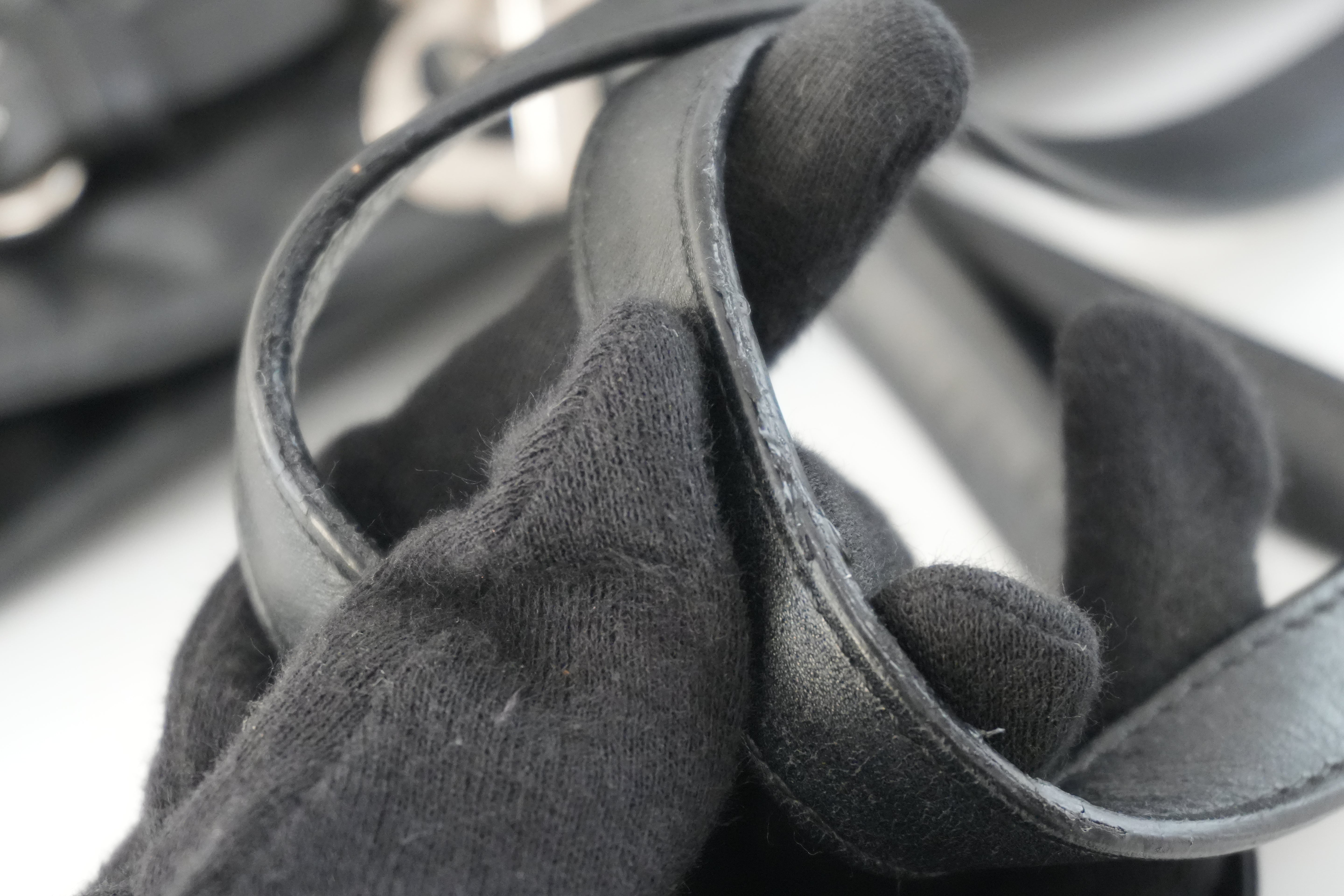 Christian Dior Nylon Panarea Tote Bag Black Used
