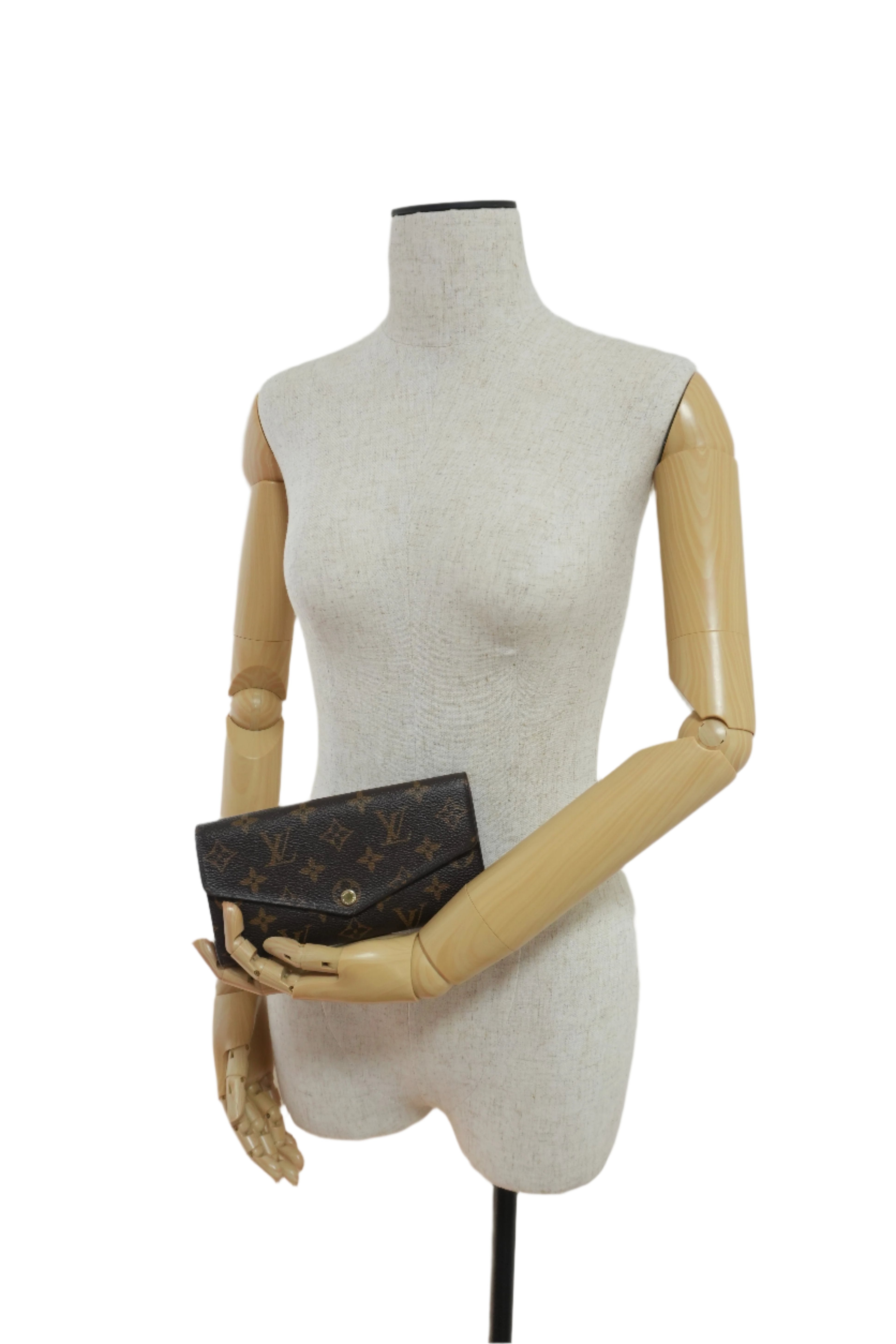 Portafoglio Louis Vuitton Monogram Nuovo Modello Sarah Marrone Usato
