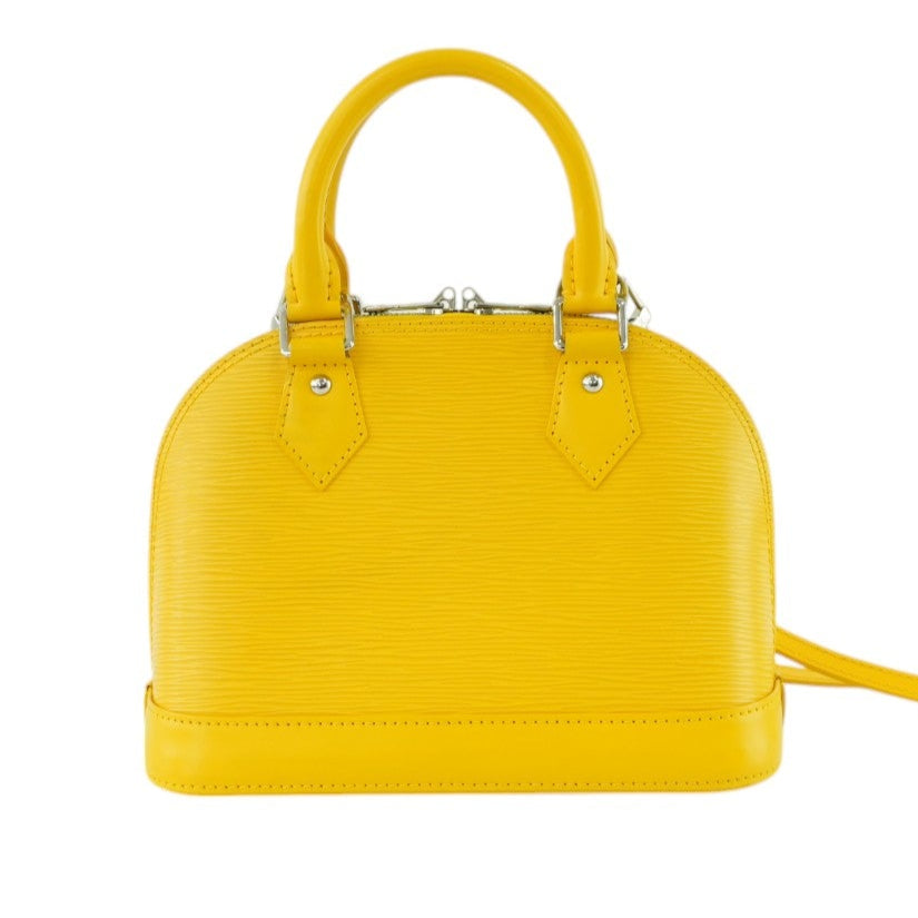 Louis Vuitton Alma BB Epi Yellow Used