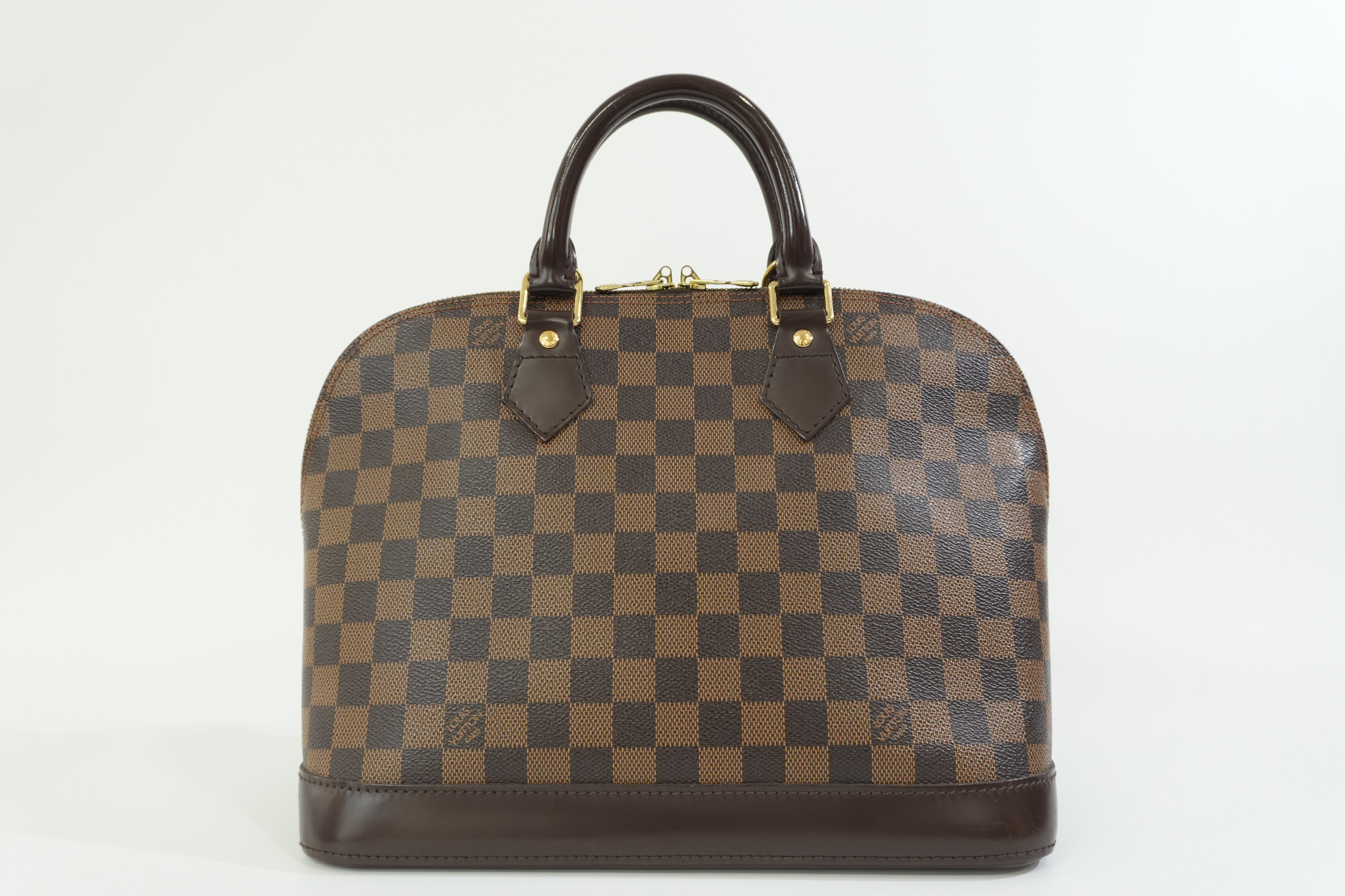 Pre-owned Louis Vuitton Damier Ebene Alma Handbag Used