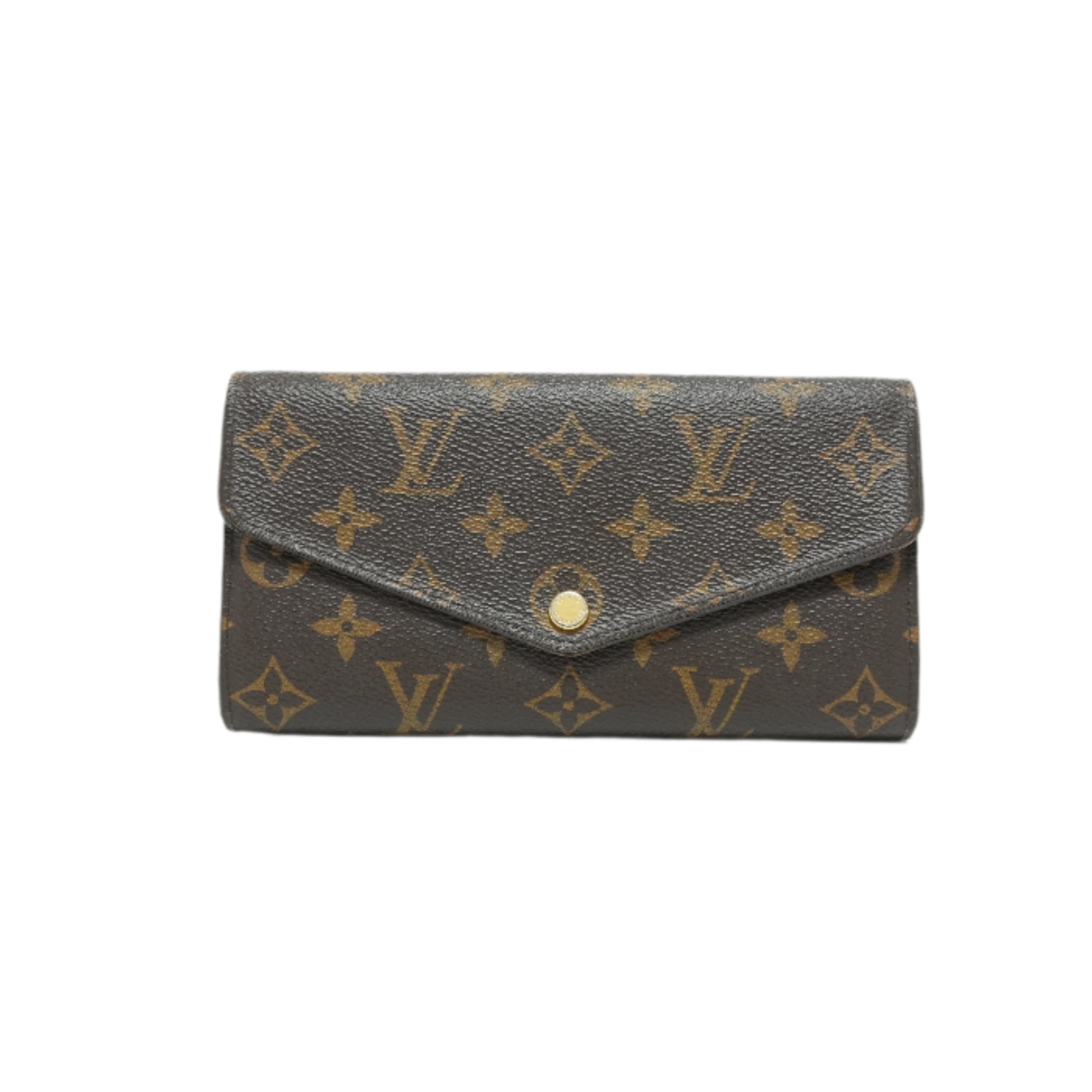 Portafoglio Louis Vuitton Monogram Nuovo Modello Sarah Marrone Usato