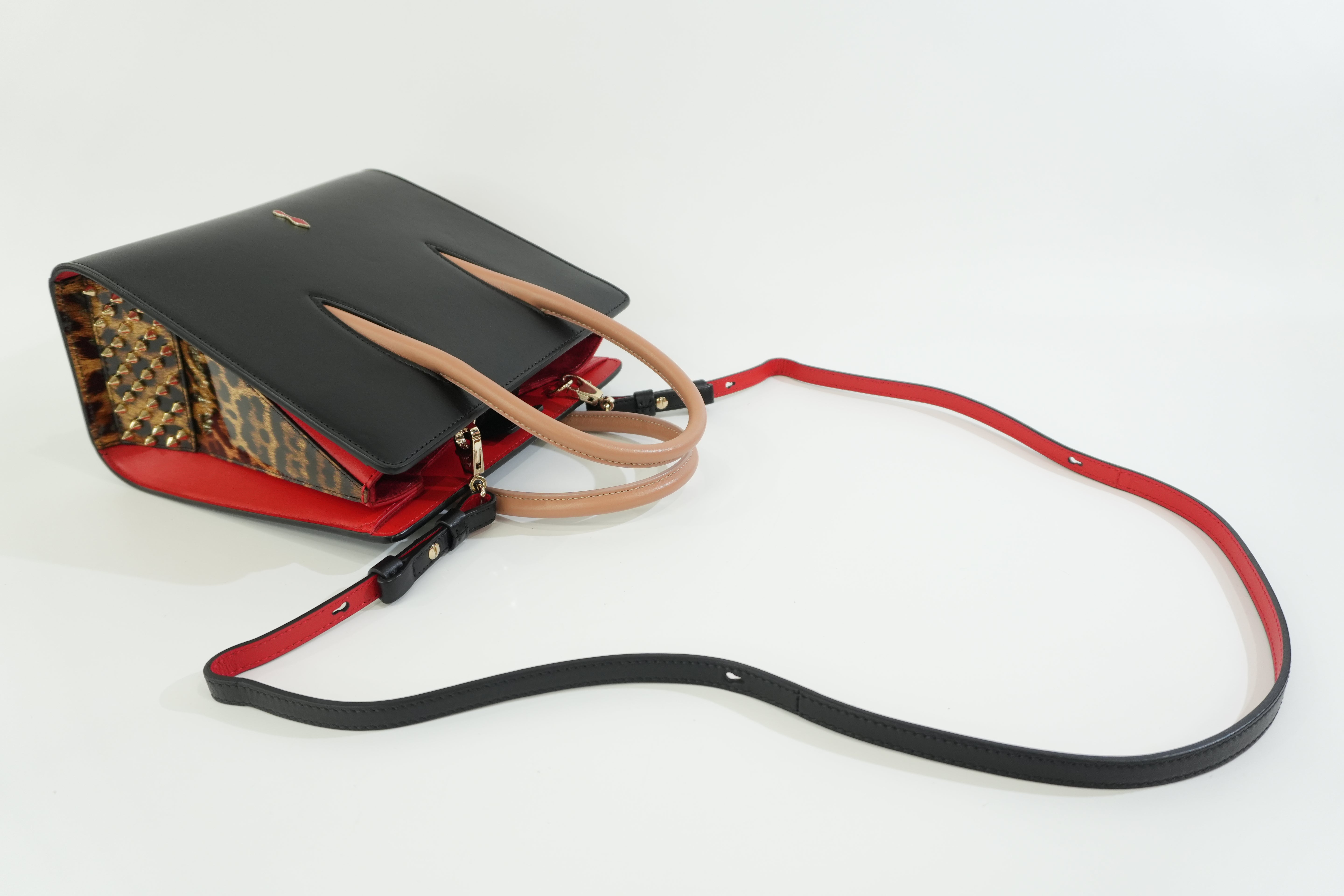 Christian Louboutin Two Way Paloma Mini Shoulder Bag Black Used