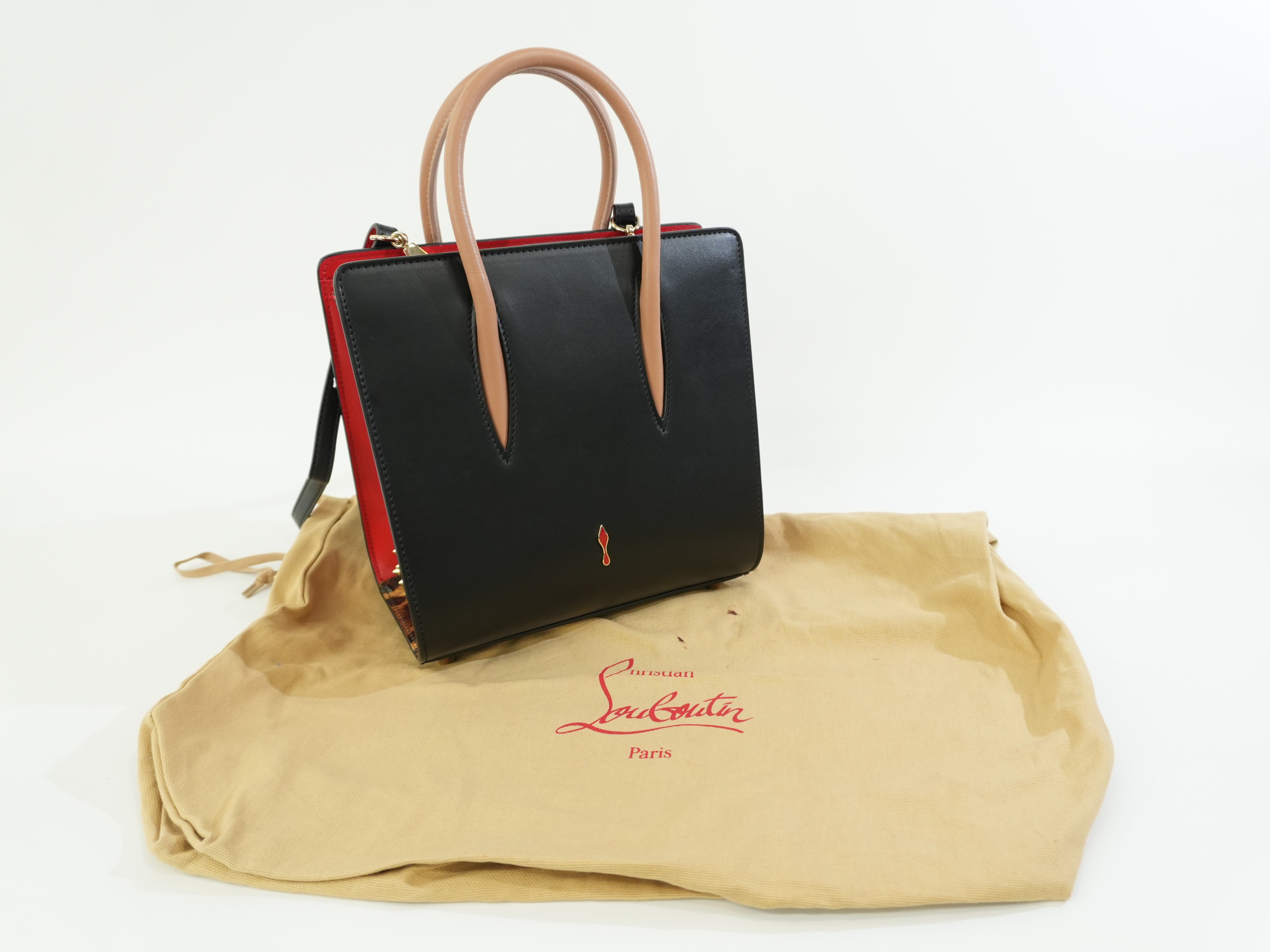 Christian Louboutin Two Way Paloma Mini Shoulder Bag Black Used