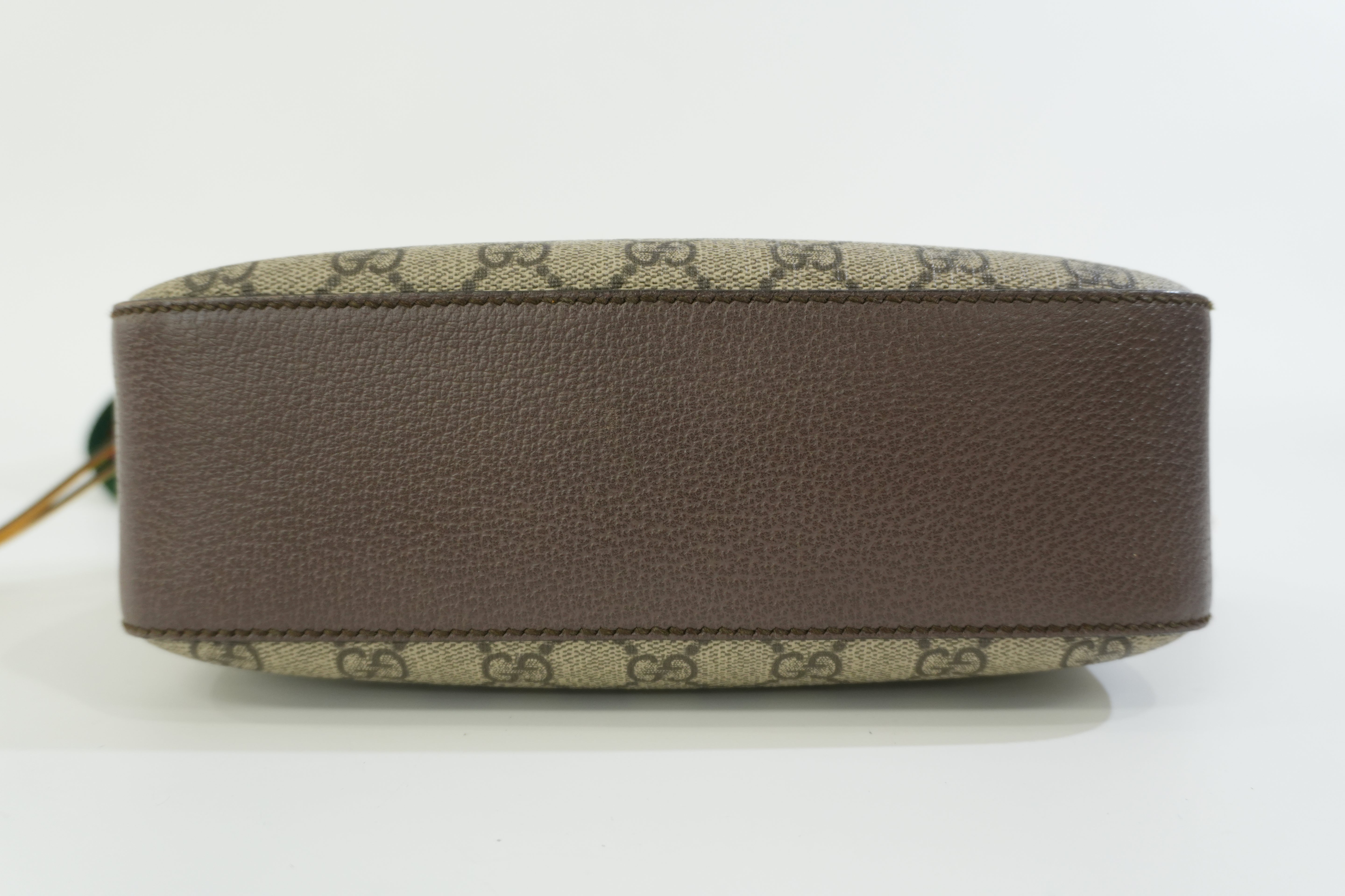 Gucci Canvas Supreme Sheryline Shoulder Bag Brown Used