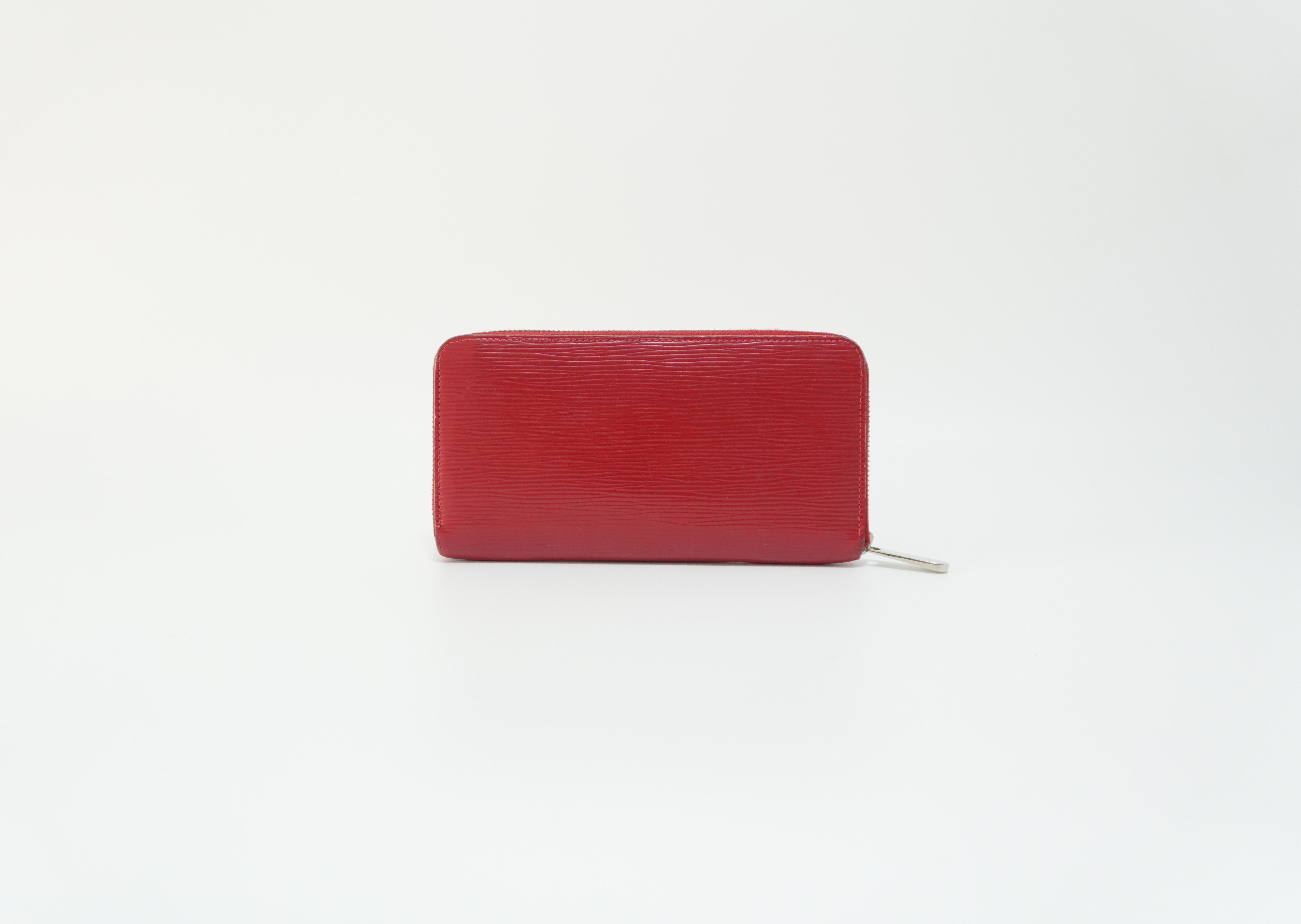 Louis Vuitton Epi Zippy Long Wallet Red Used