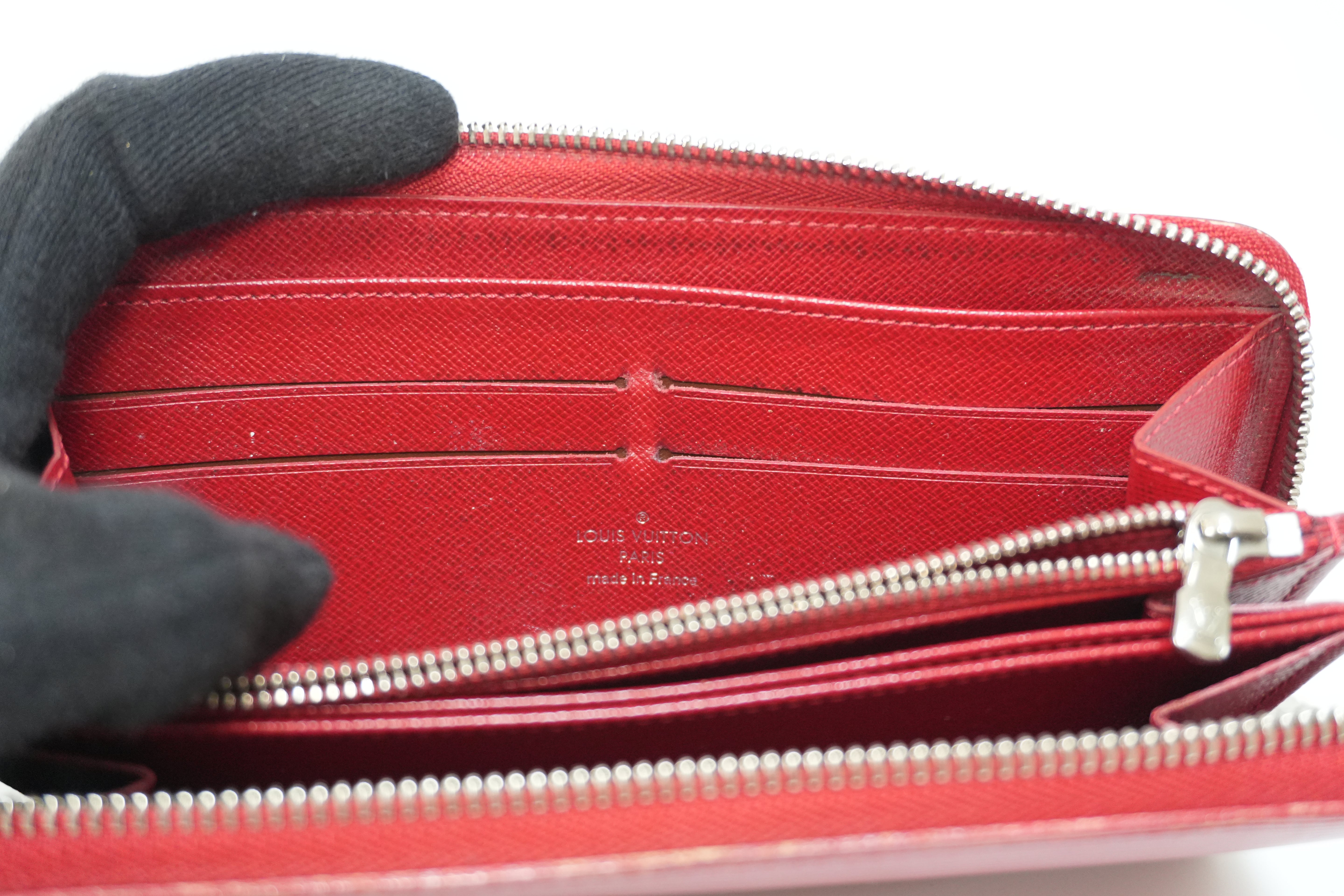 Louis Vuitton Epi Zippy Long Wallet Red Used