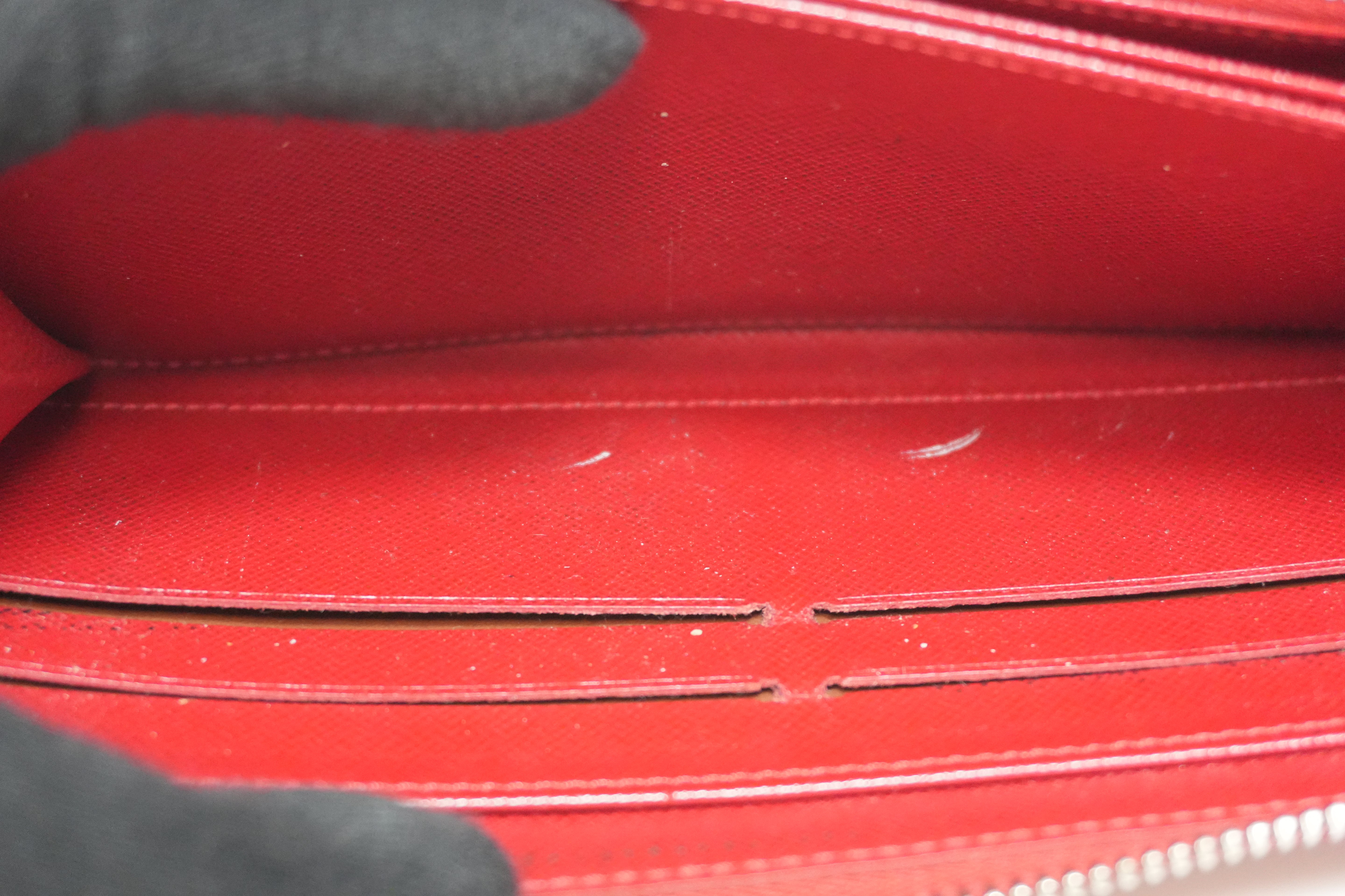 Louis Vuitton Epi Zippy Long Wallet Red Used