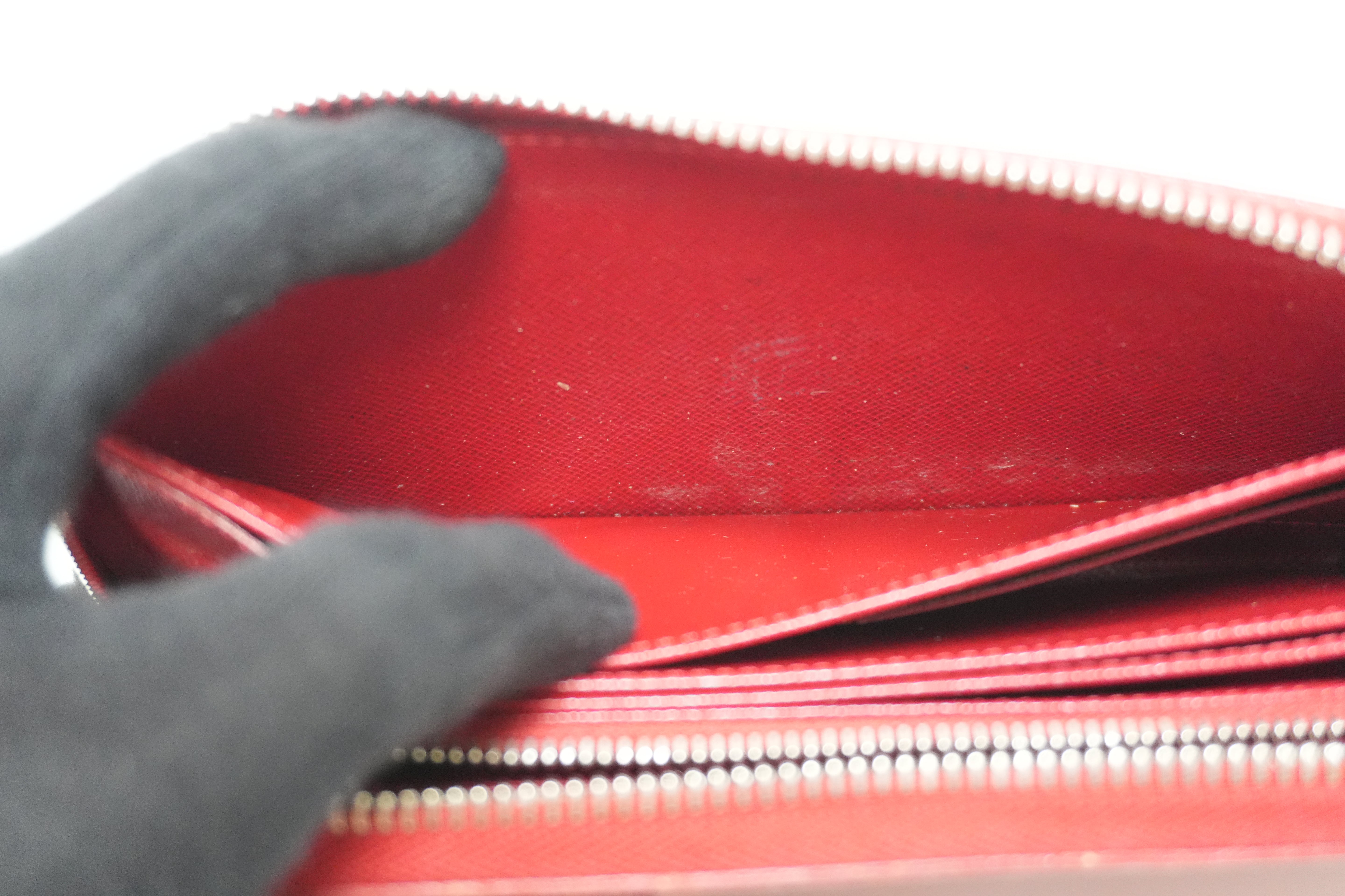 Louis Vuitton Epi Zippy Long Wallet Red Used