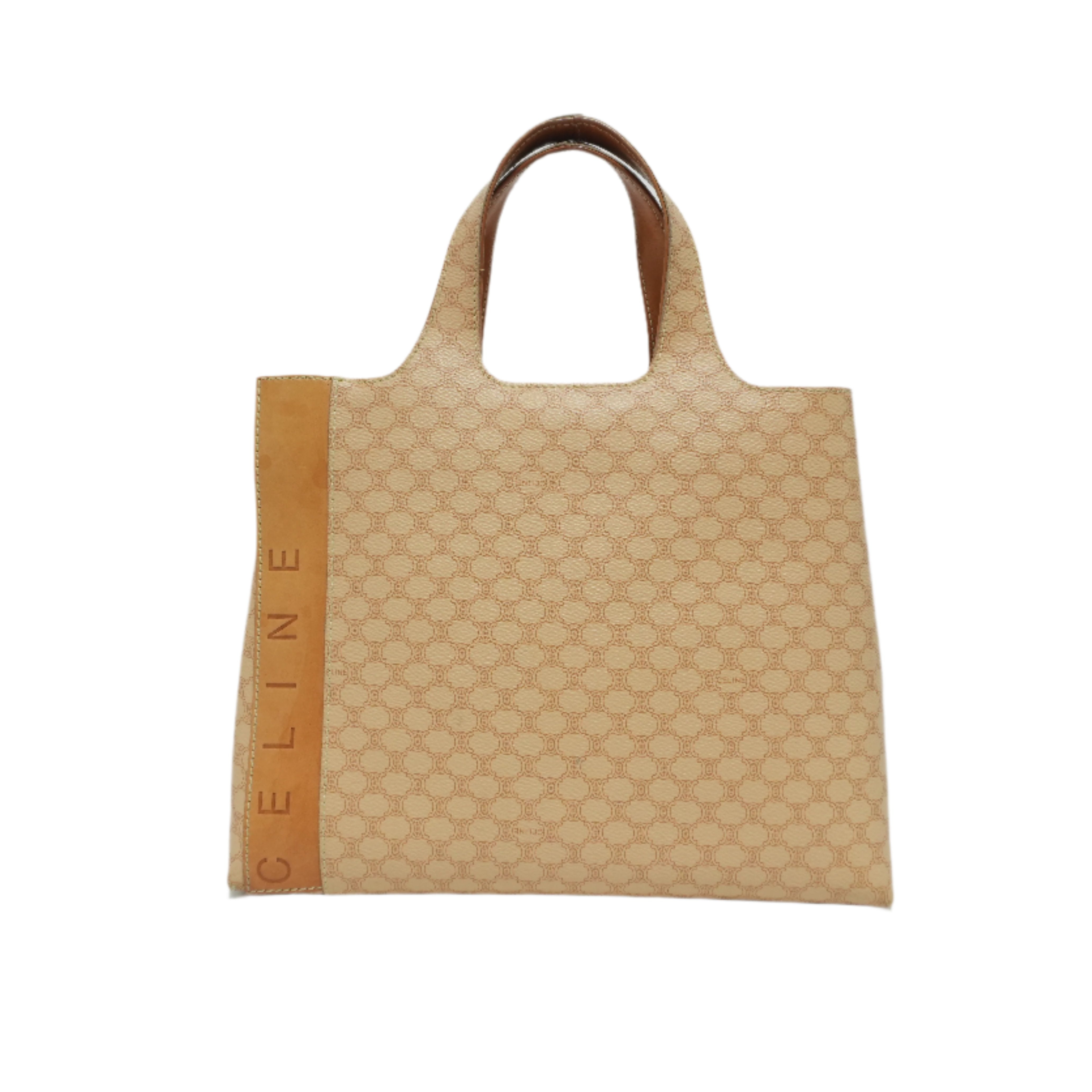 Borsa Tote Celine Macadam Beige Usata