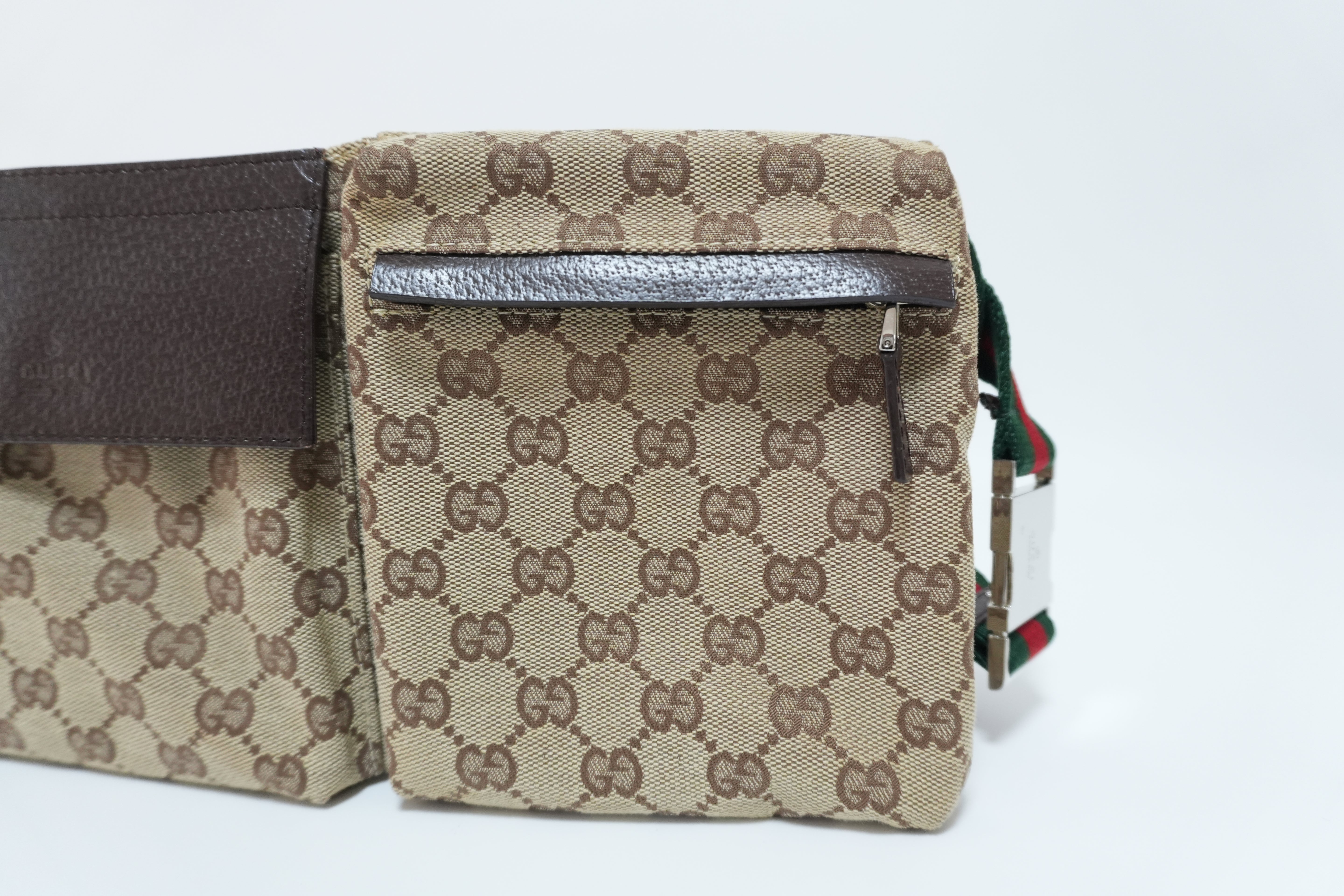 Gucci Canvas Belt Bag Used
